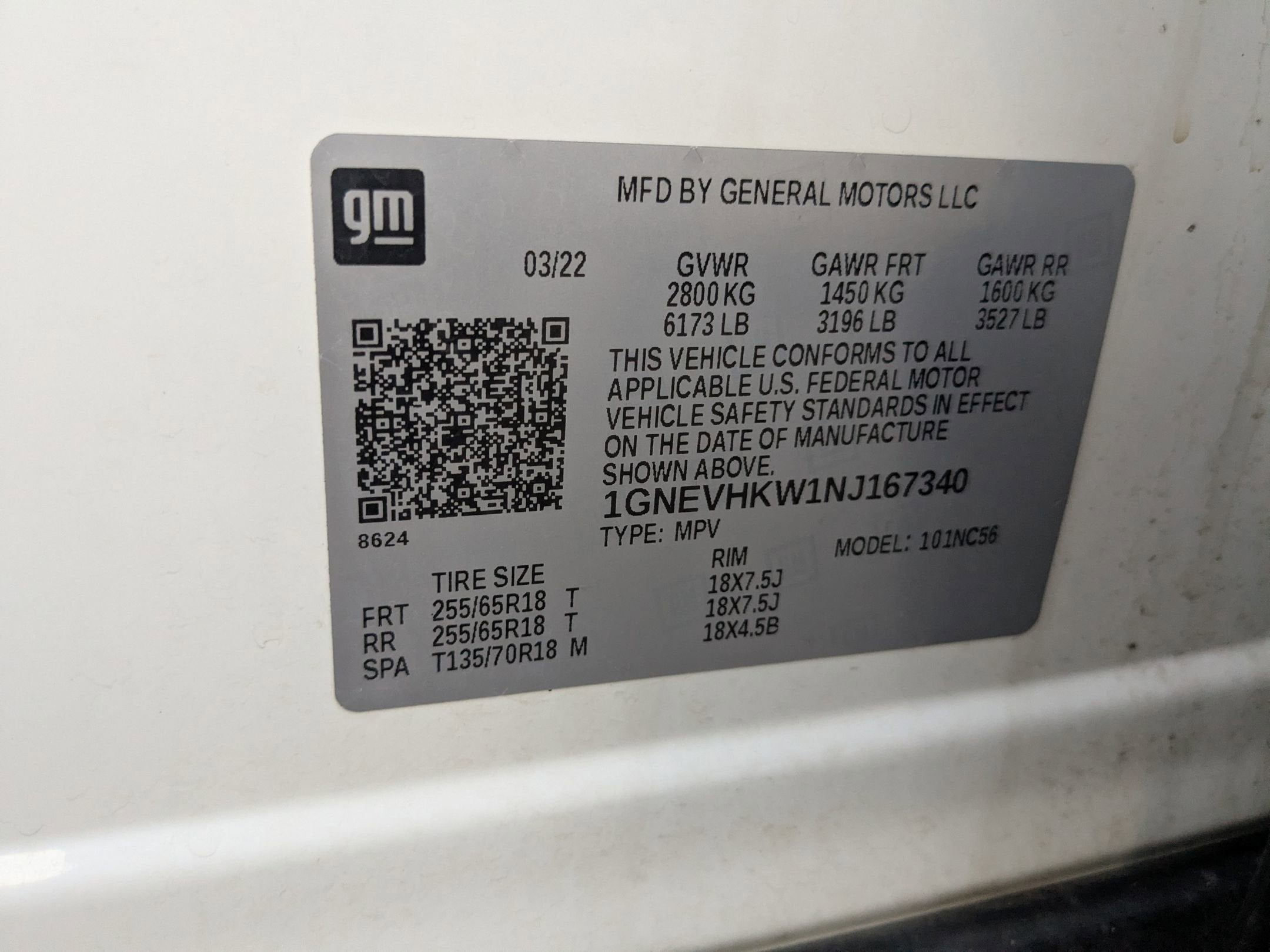 2022 Chevrolet Traverse LT Leather