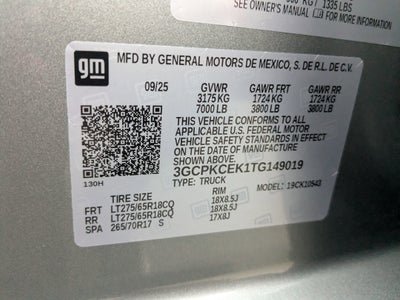 2026 Chevrolet Silverado 1500 Custom Trail Boss