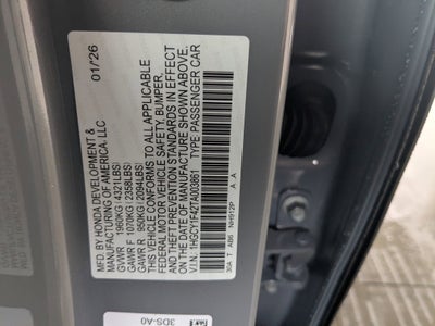 2026 Honda Accord Sedan SE