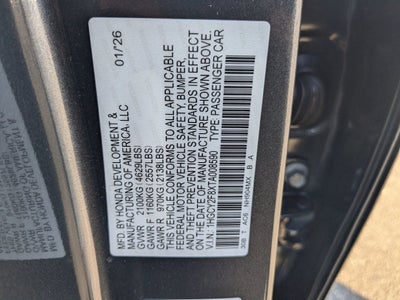 2026 Honda Accord Hybrid Touring