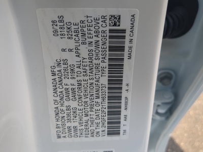 2026 Honda Civic Sedan LX