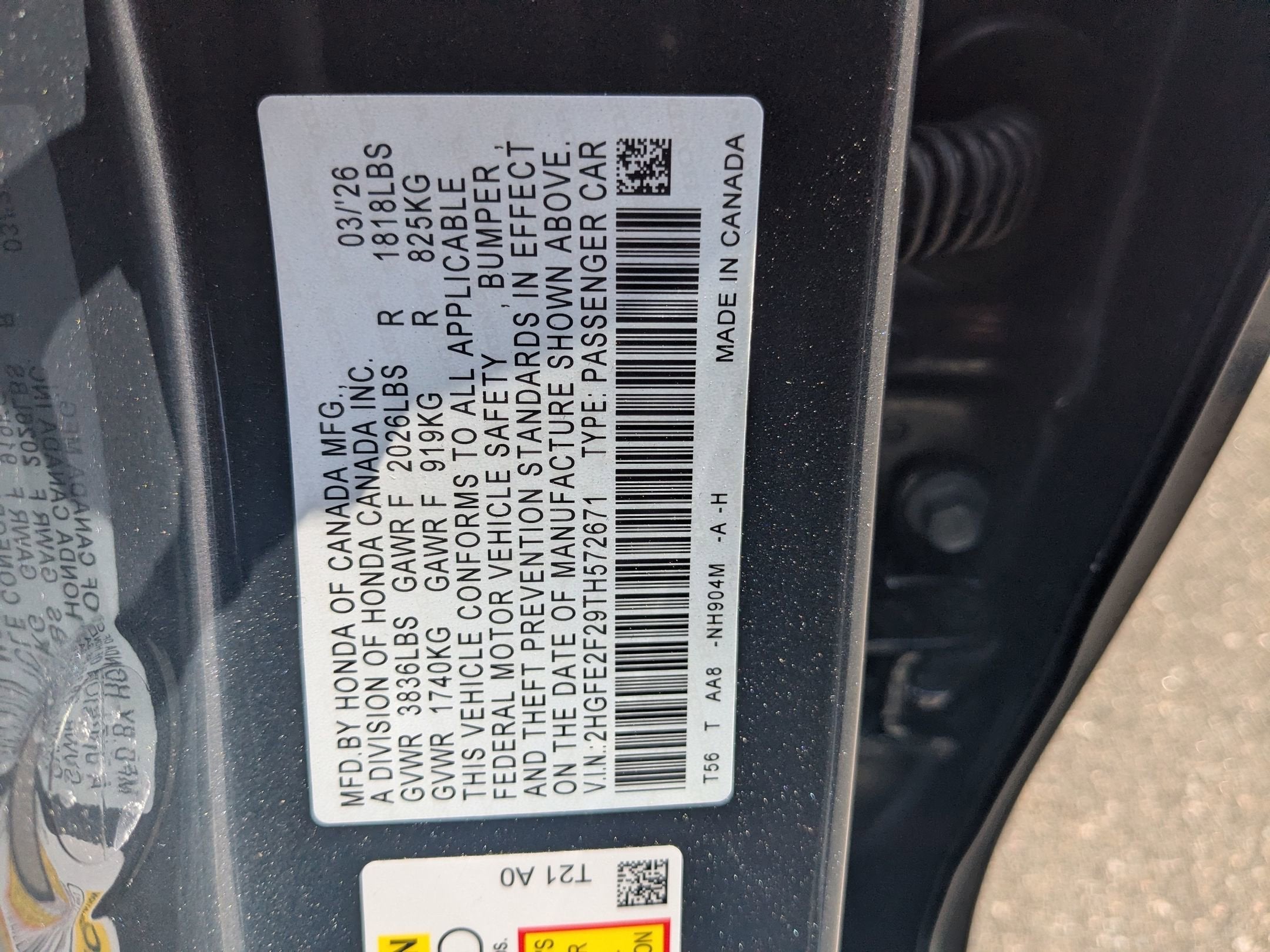 2026 Honda Civic Sedan LX