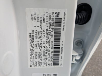 2026 Honda Civic Sedan Hybrid Sport