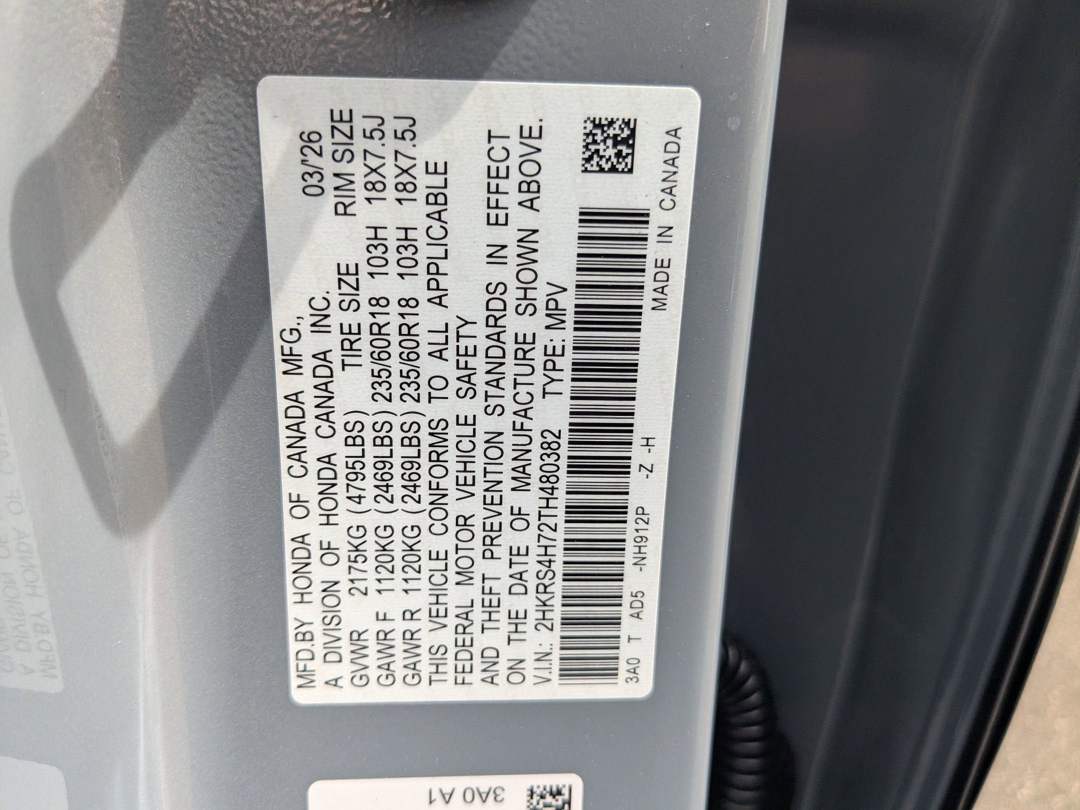 2026 Honda CR-V EX-L