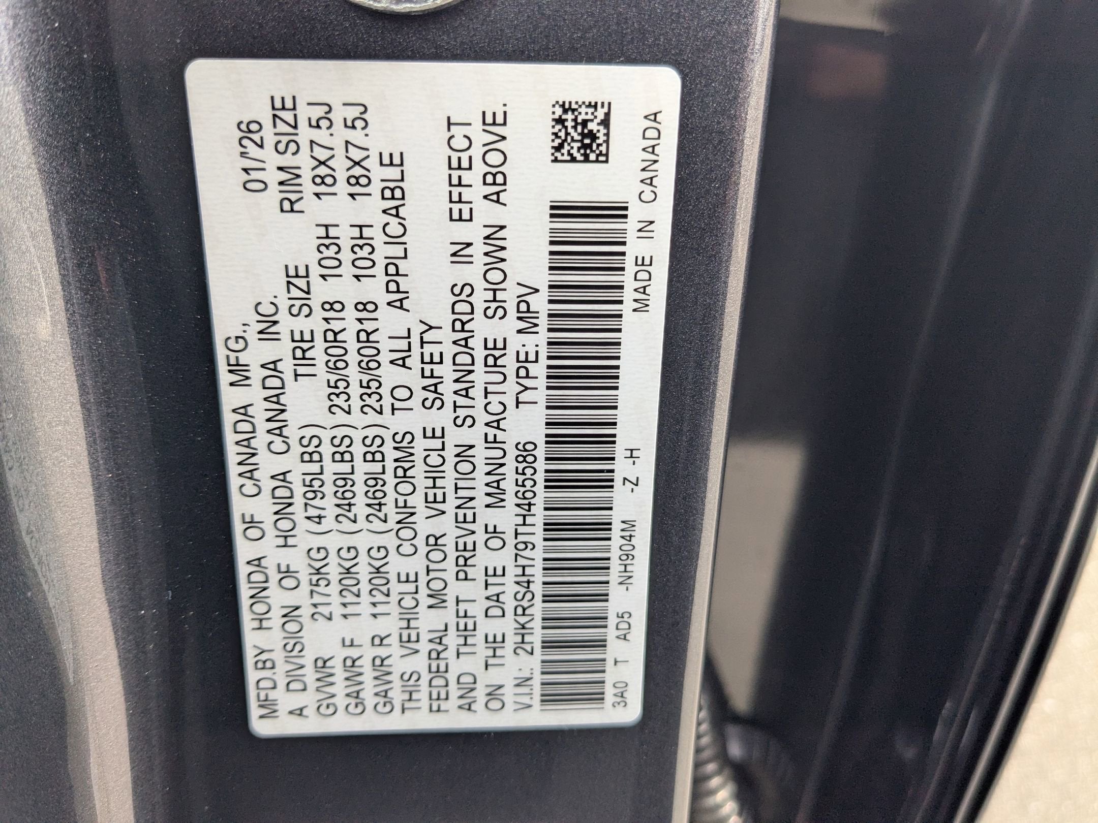 2026 Honda CR-V EX-L