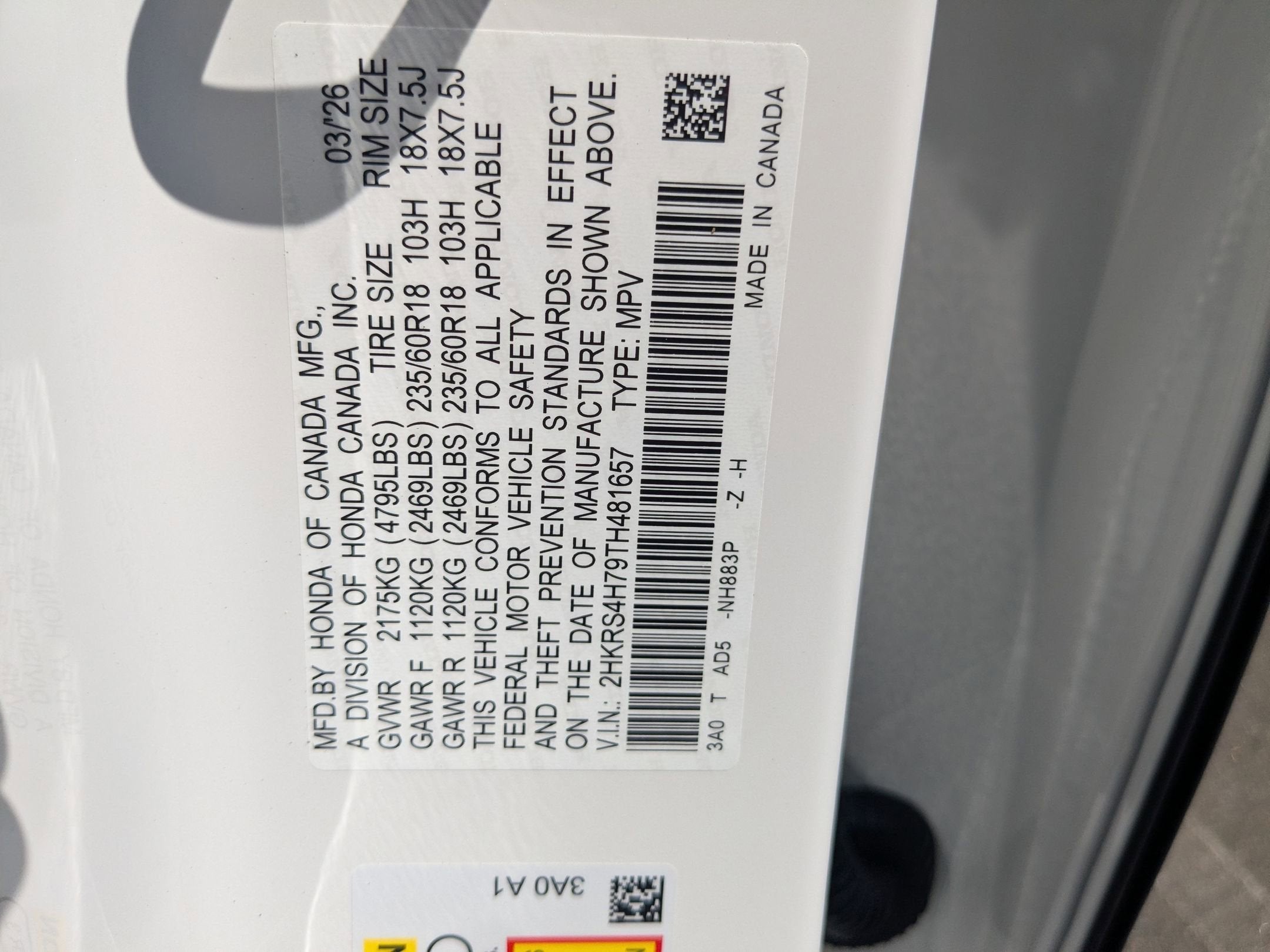 2026 Honda CR-V EX-L