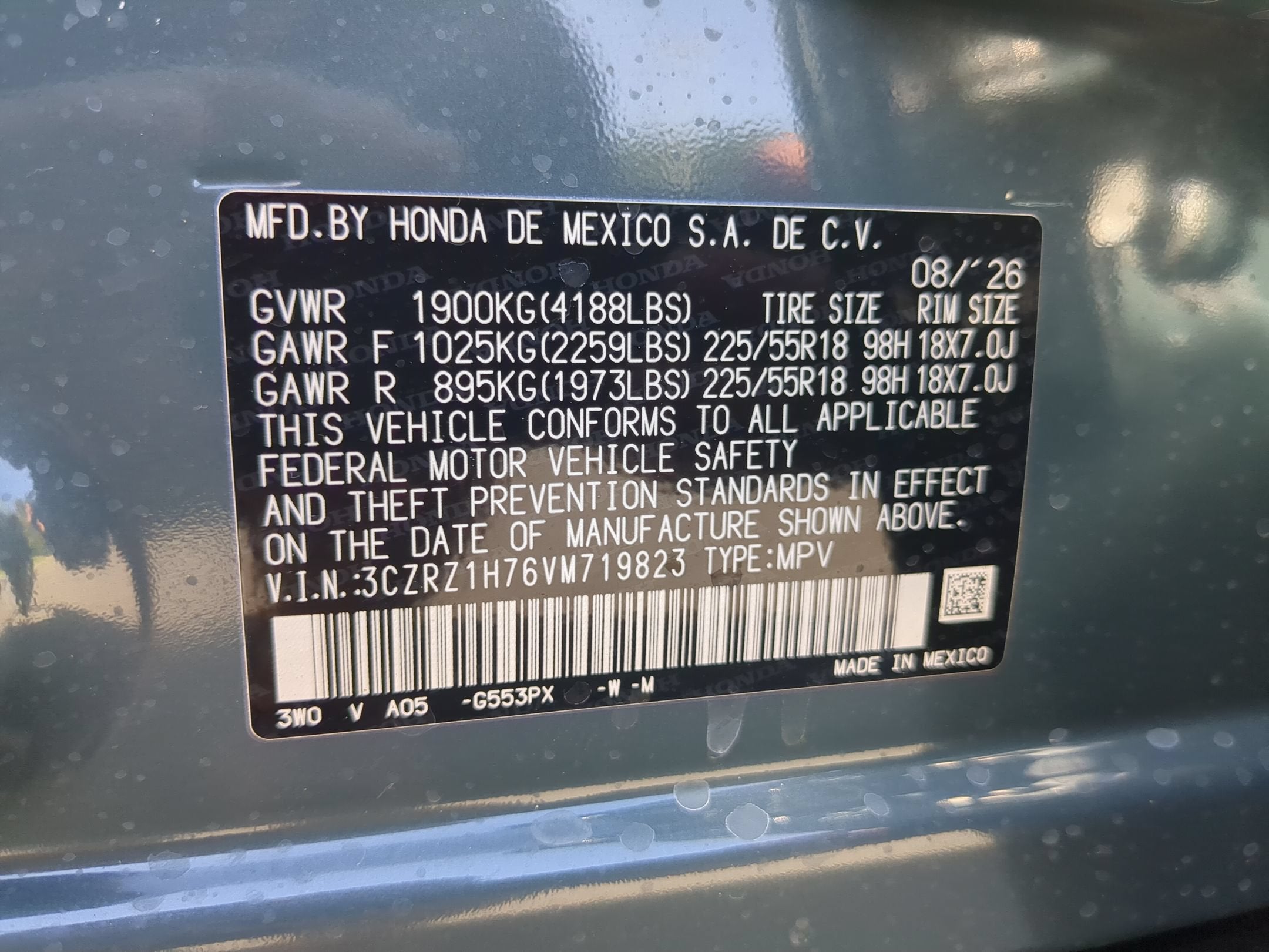 2027 Honda HR-V EX-L