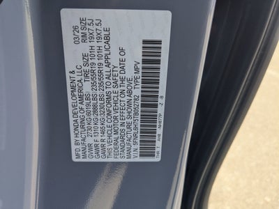 2026 Honda Odyssey Sport-L