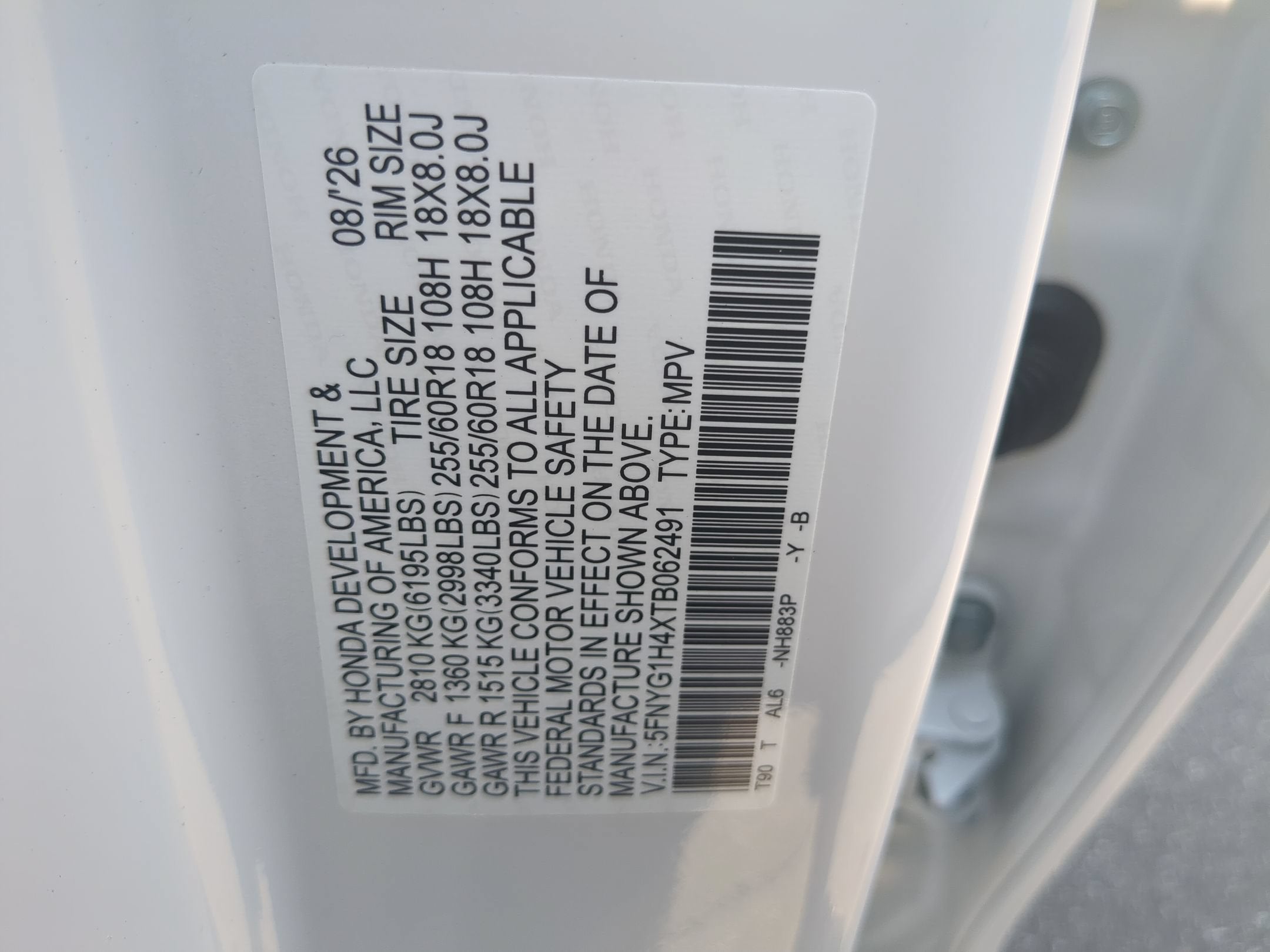 2026 Honda Pilot EX-L