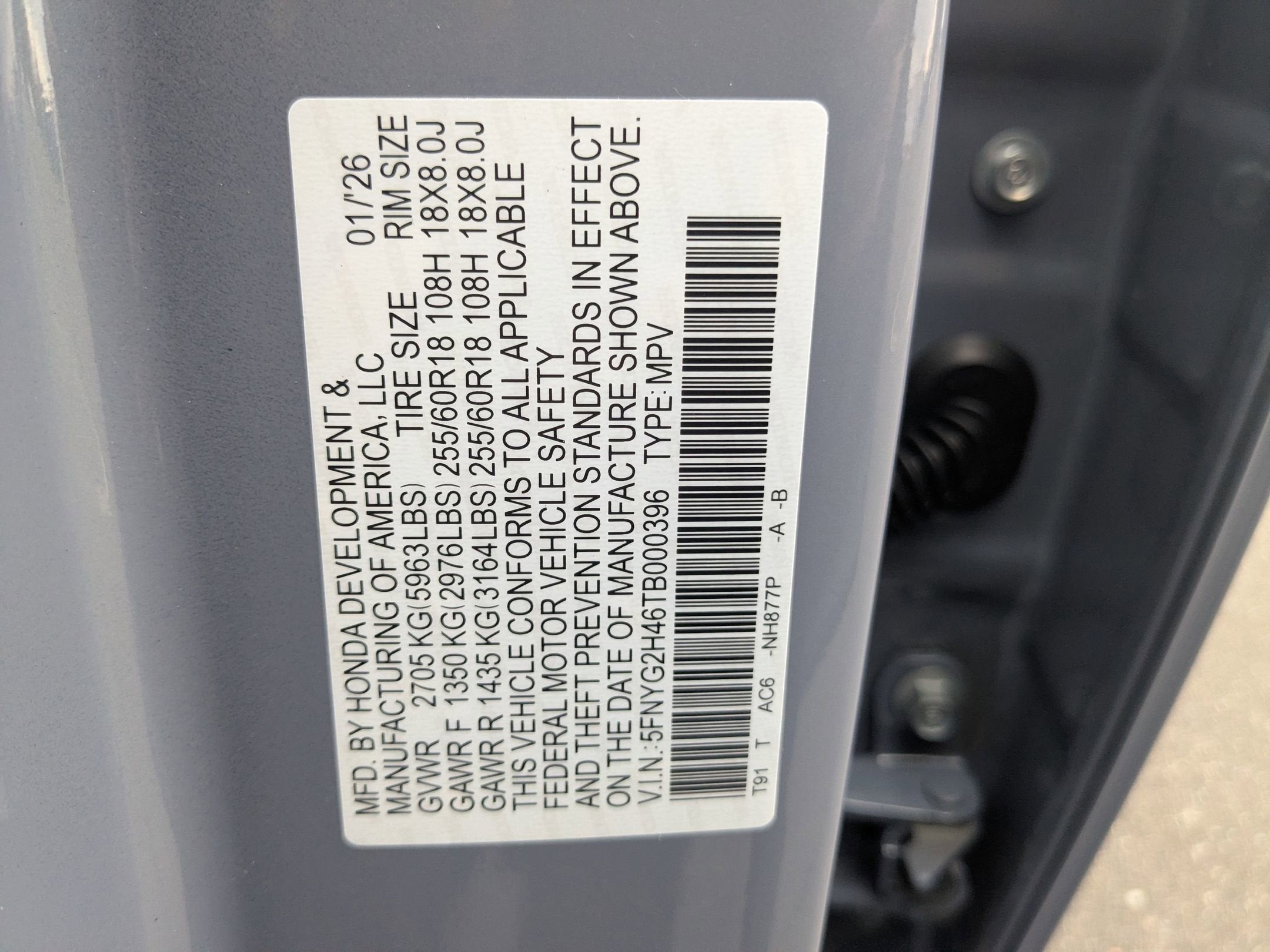 2026 Honda Pilot EX-L