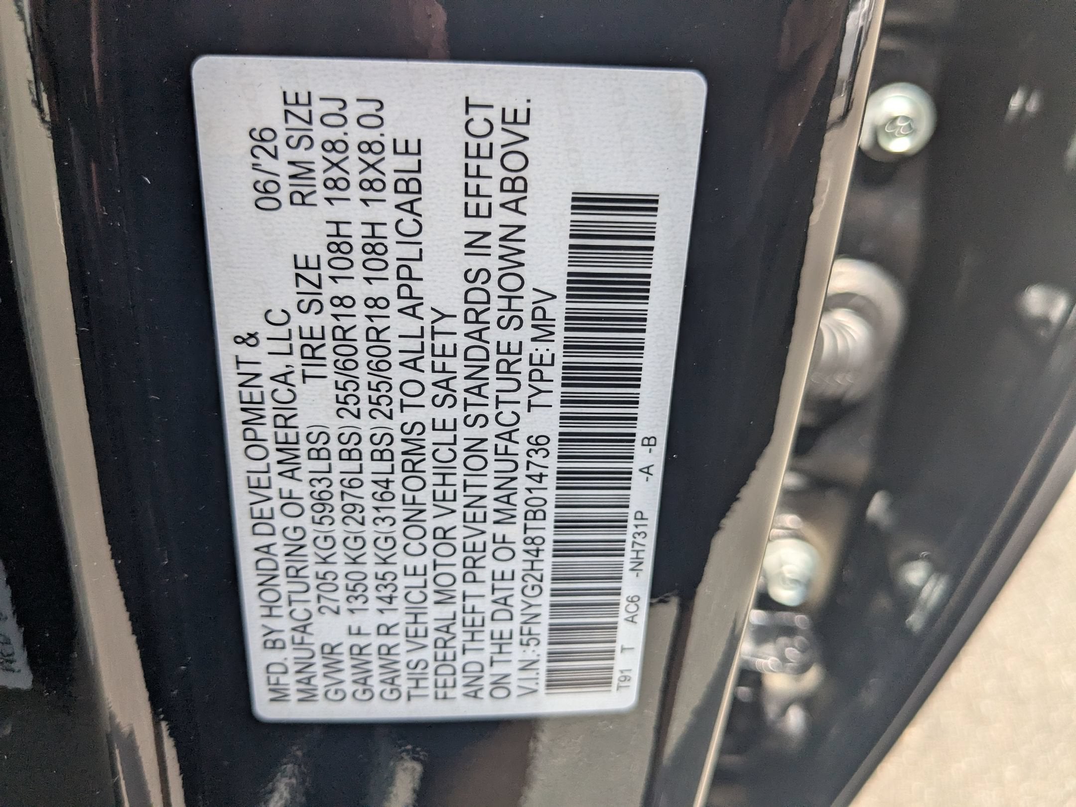 2026 Honda Pilot EX-L