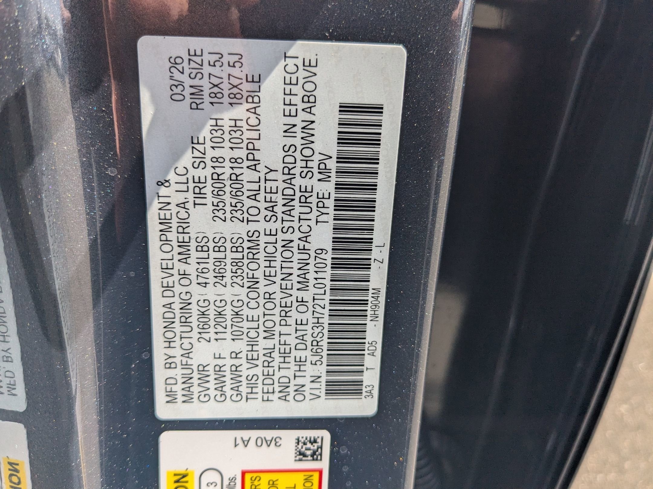 2026 Honda CR-V EX-L