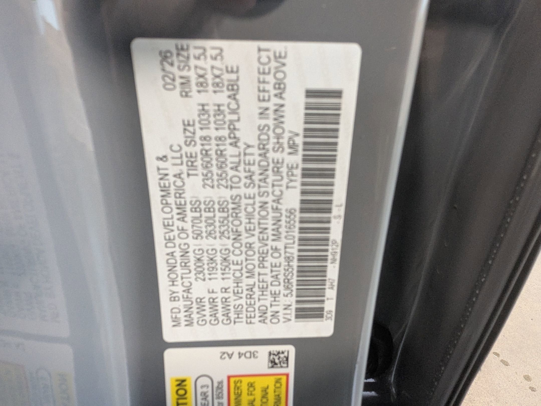 2026 Honda CR-V Hybrid Sport-L