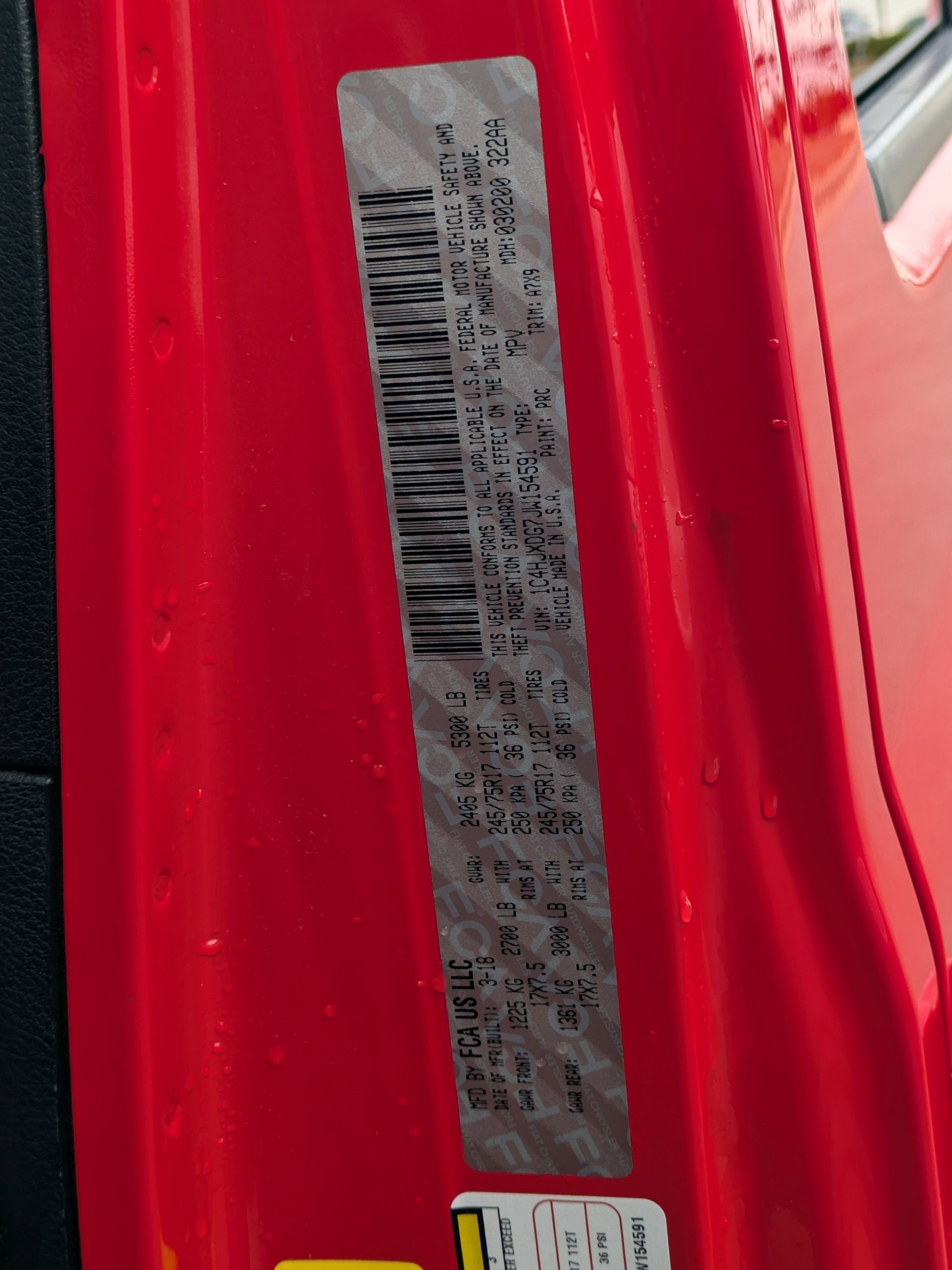 2018 Jeep Wrangler Unlimited Sport