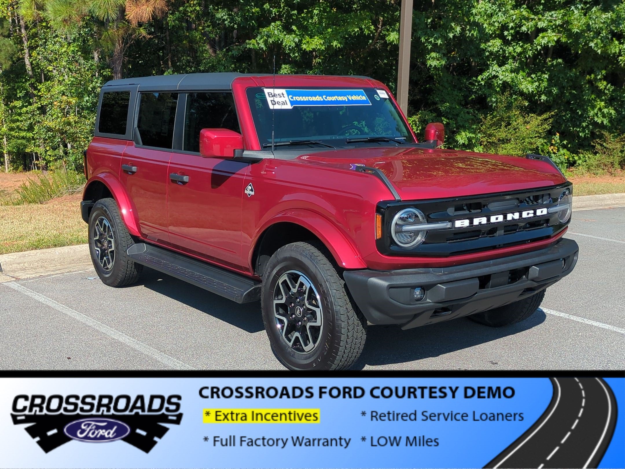 2026 Ford Bronco Outer Banks - Crossroads Courtesy Demo