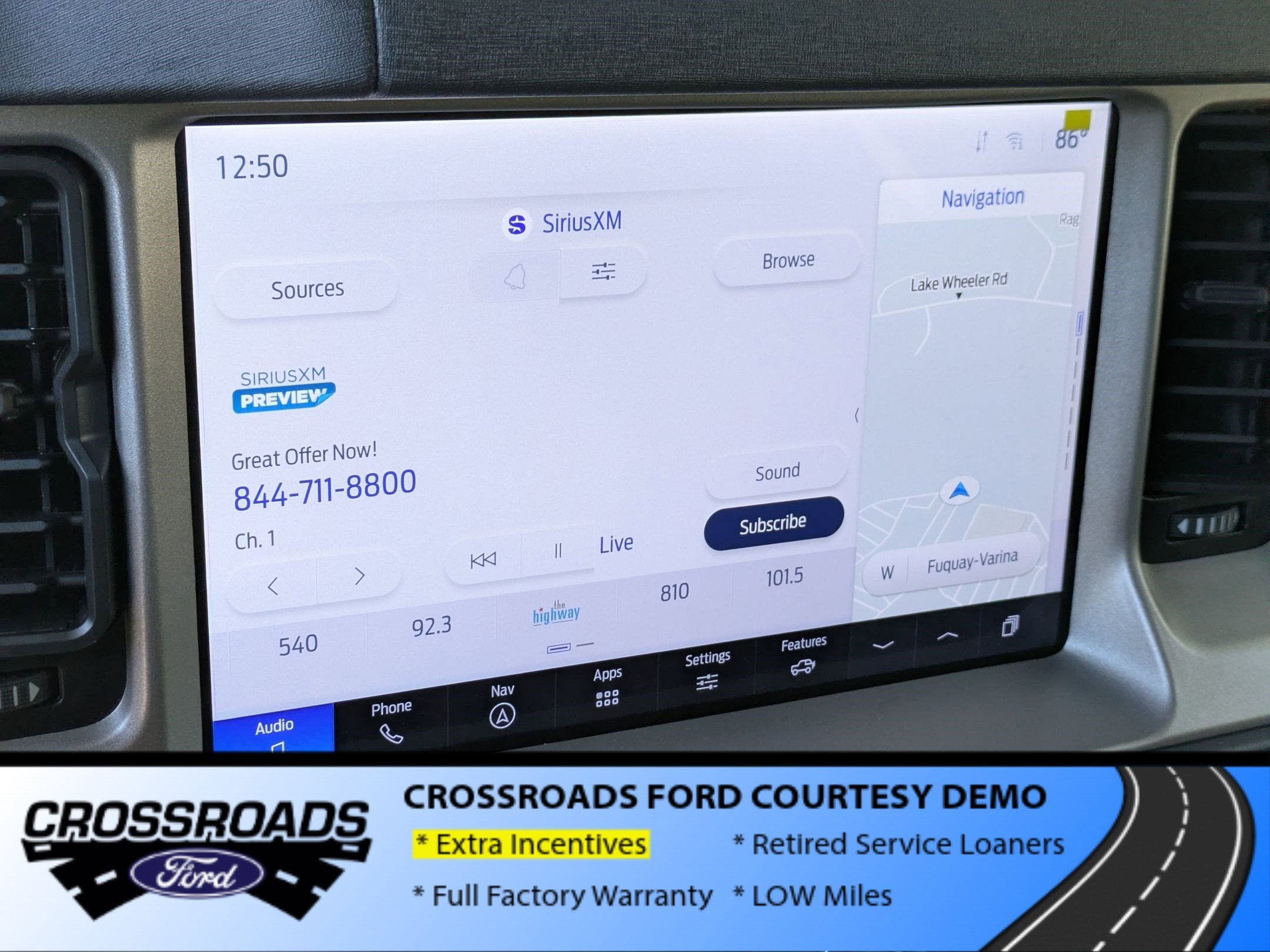 2025 Ford Bronco Outer Banks - Crossroads Courtesy Demo