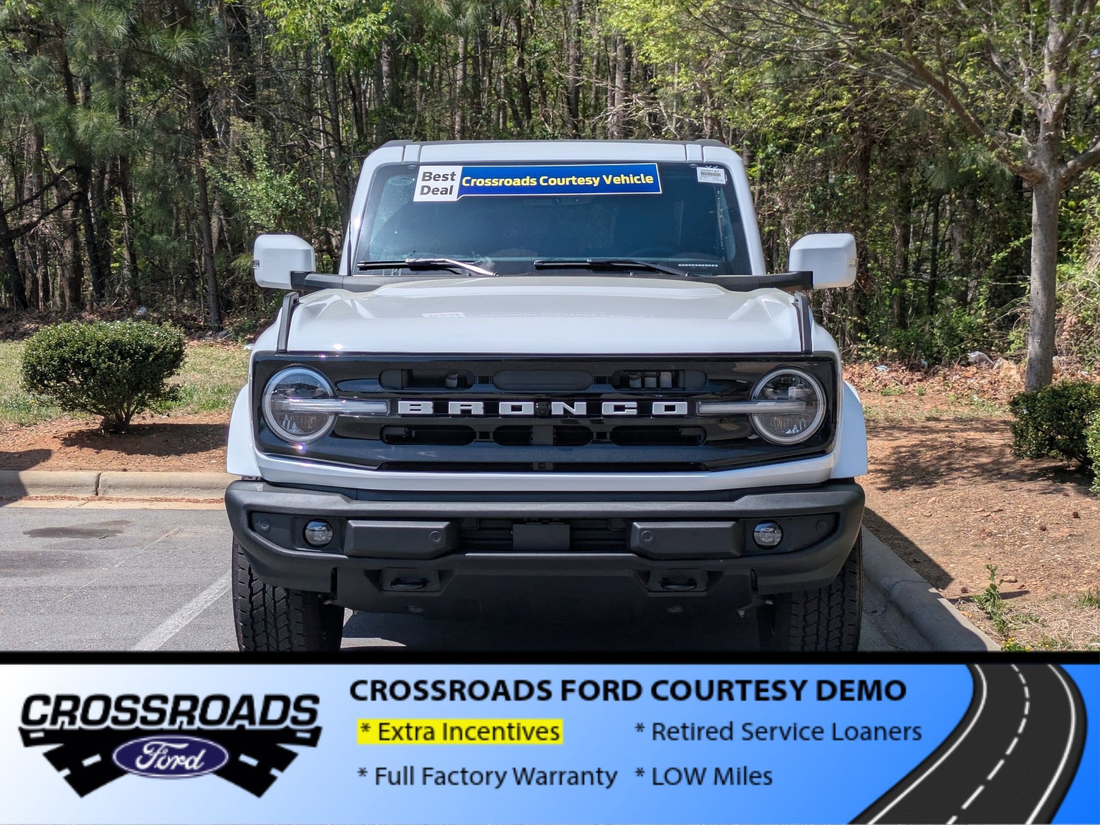 2025 Ford Bronco Outer Banks - Crossroads Courtesy Demo