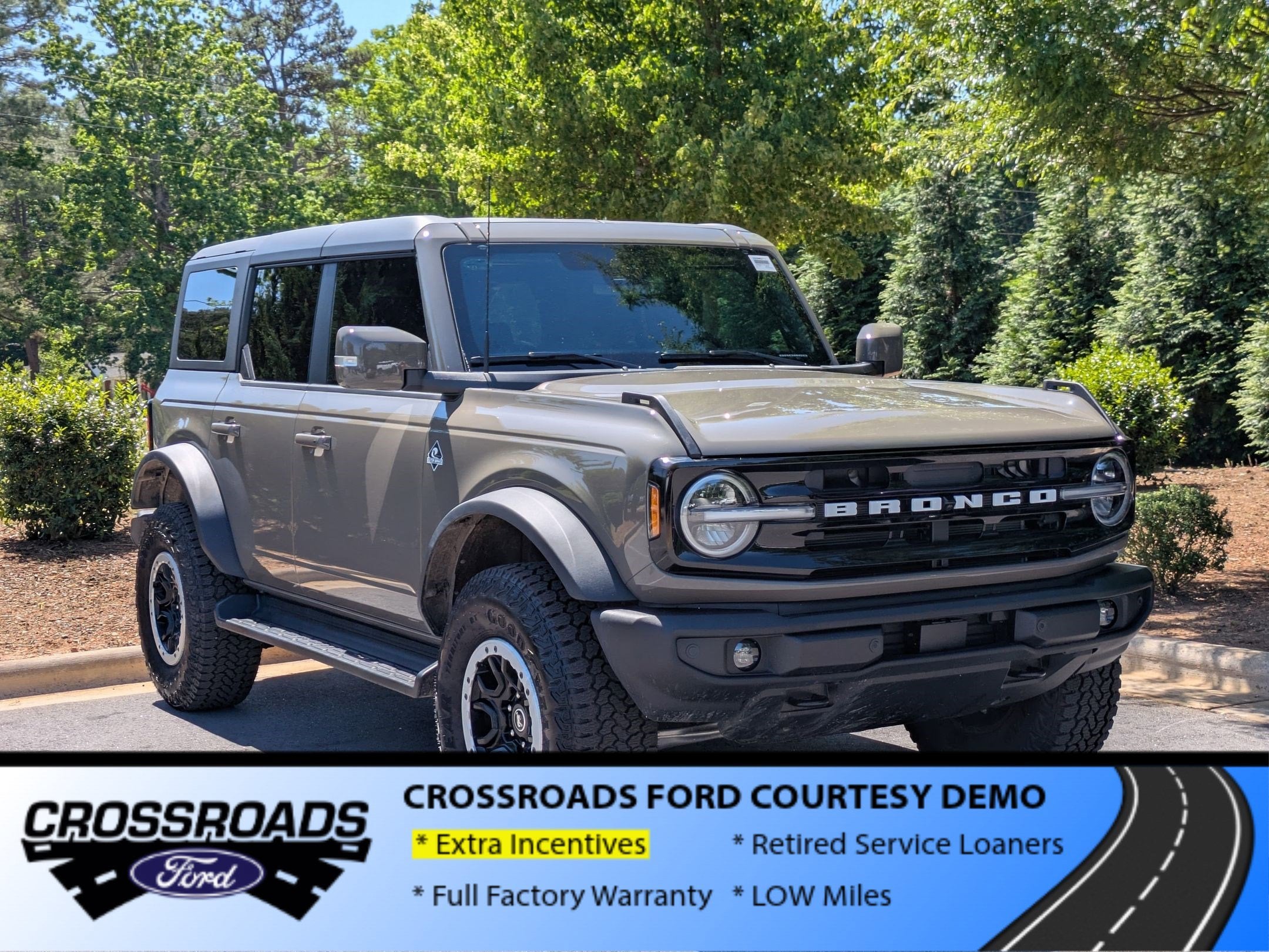 2025 Ford Bronco Outer Banks - Crossroads Courtesy Demo