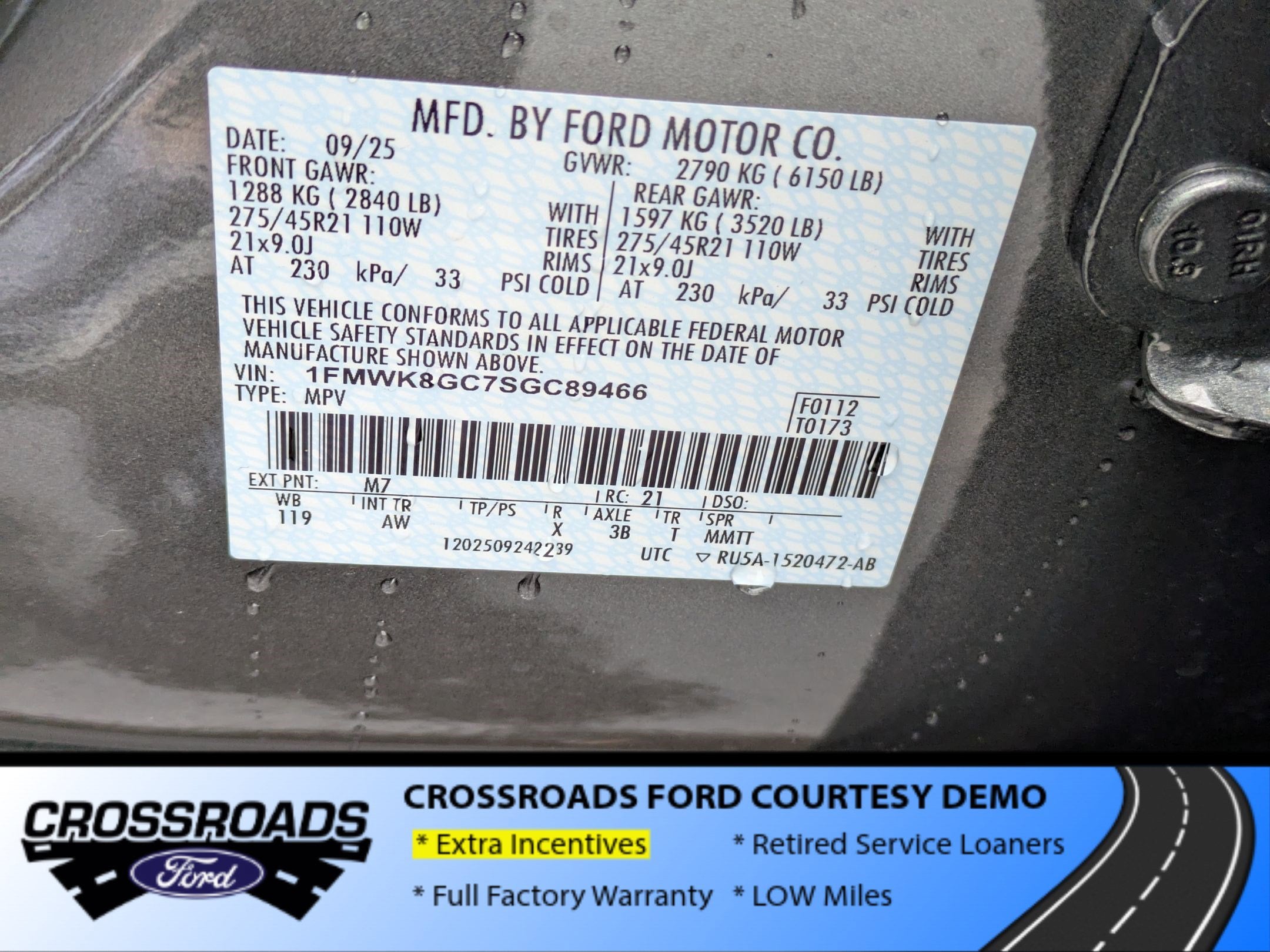 2025 Ford Explorer ST - Crossroads Courtesy Demo