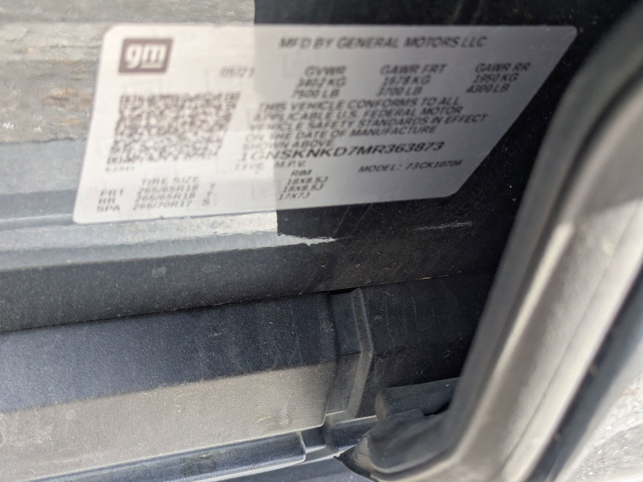 2021 Chevrolet Tahoe LT