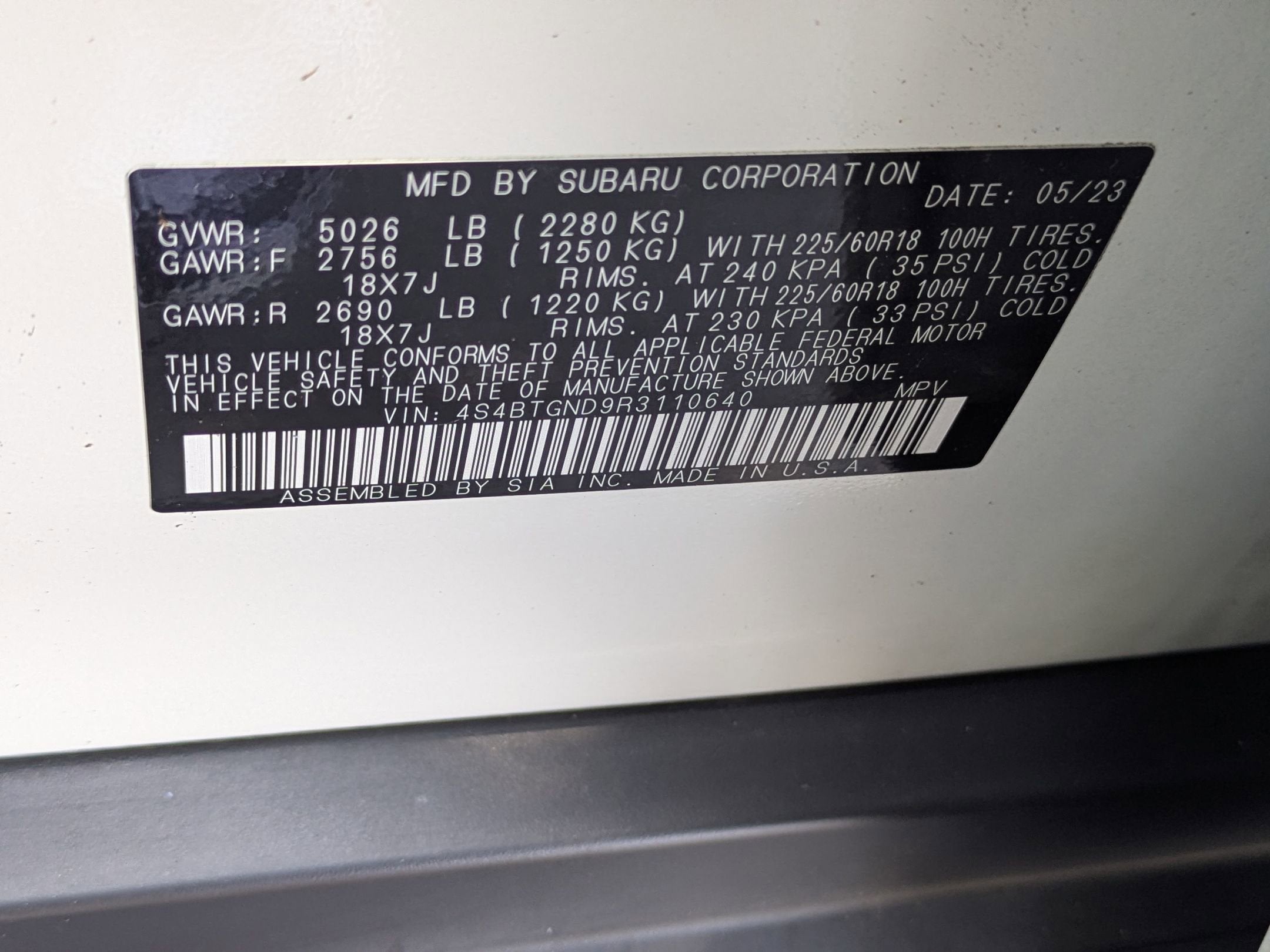 2024 Subaru Outback Limited XT