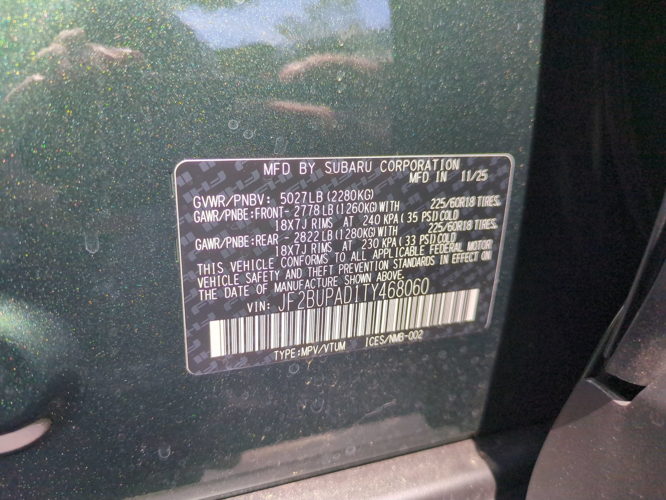 2026 Subaru Outback Premium