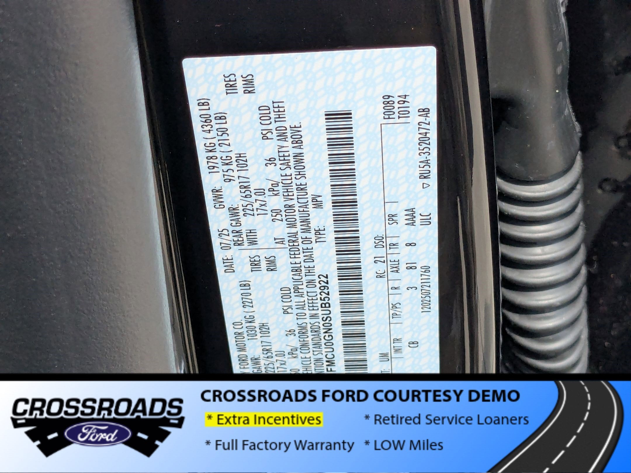 2025 Ford Escape Active - Crossroads Courtesy Demo