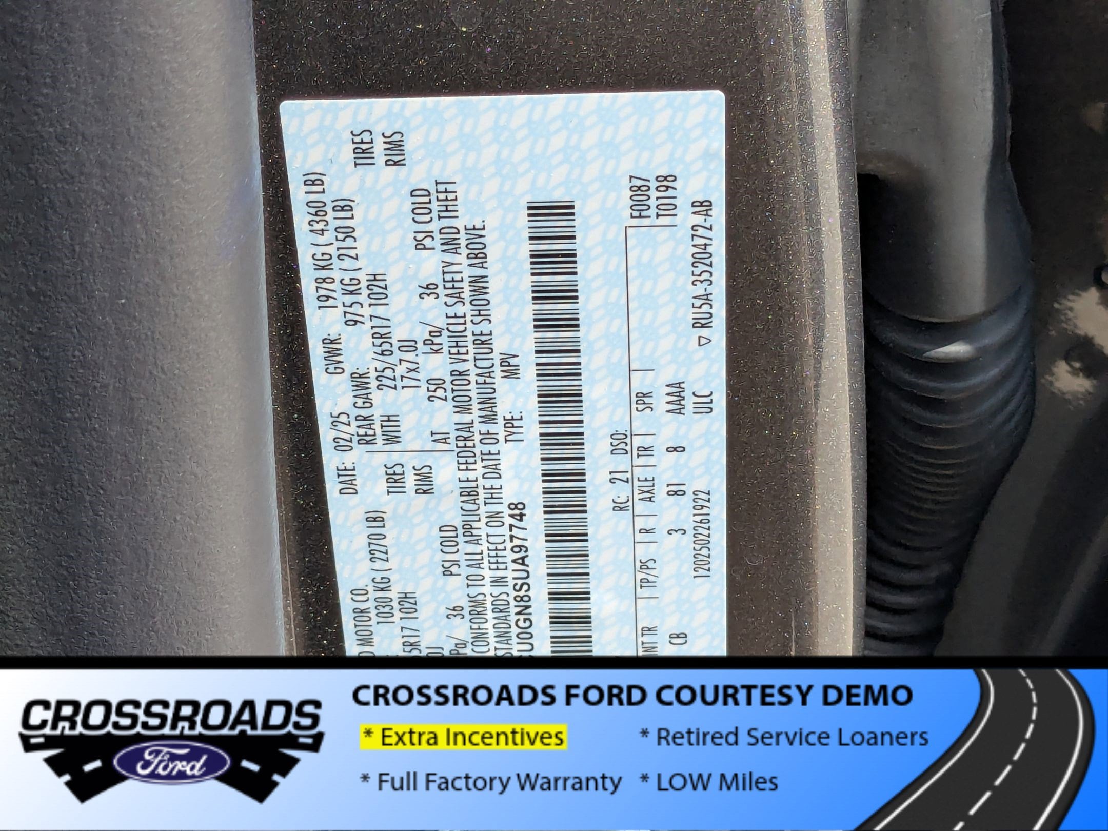 2025 Ford Escape Active - Crossroads Courtesy Demo