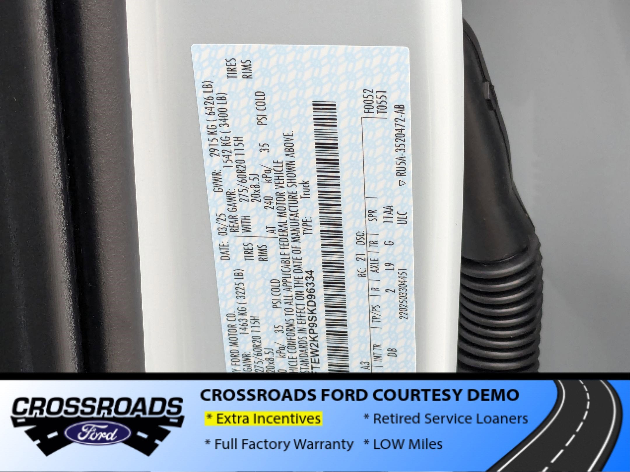 2025 Ford F-150 STX - Crossroads Courtesy Demo