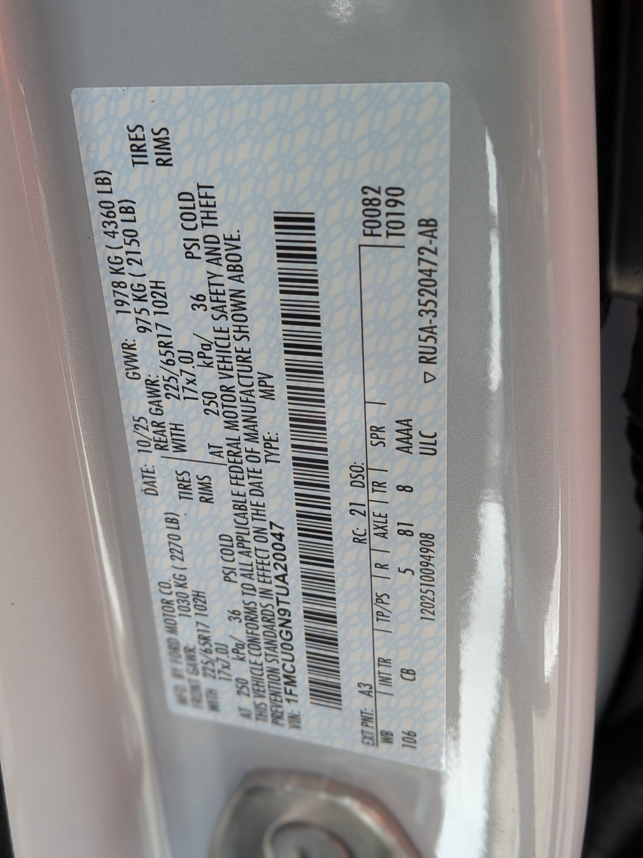 2026 Ford Escape Active