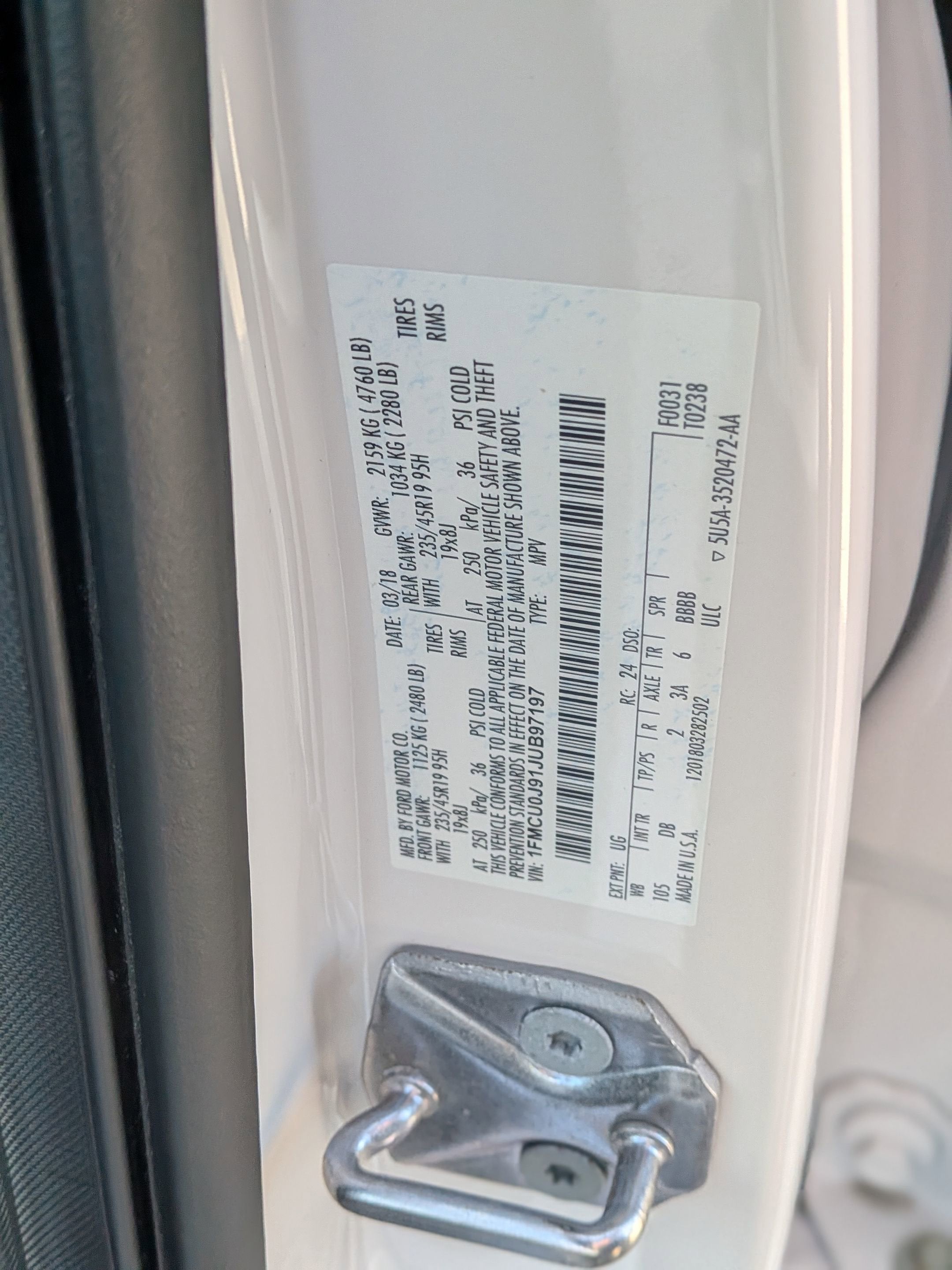 2018 Ford Escape Titanium