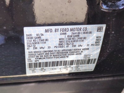 2026 Ford Explorer Active w/200A Pkg