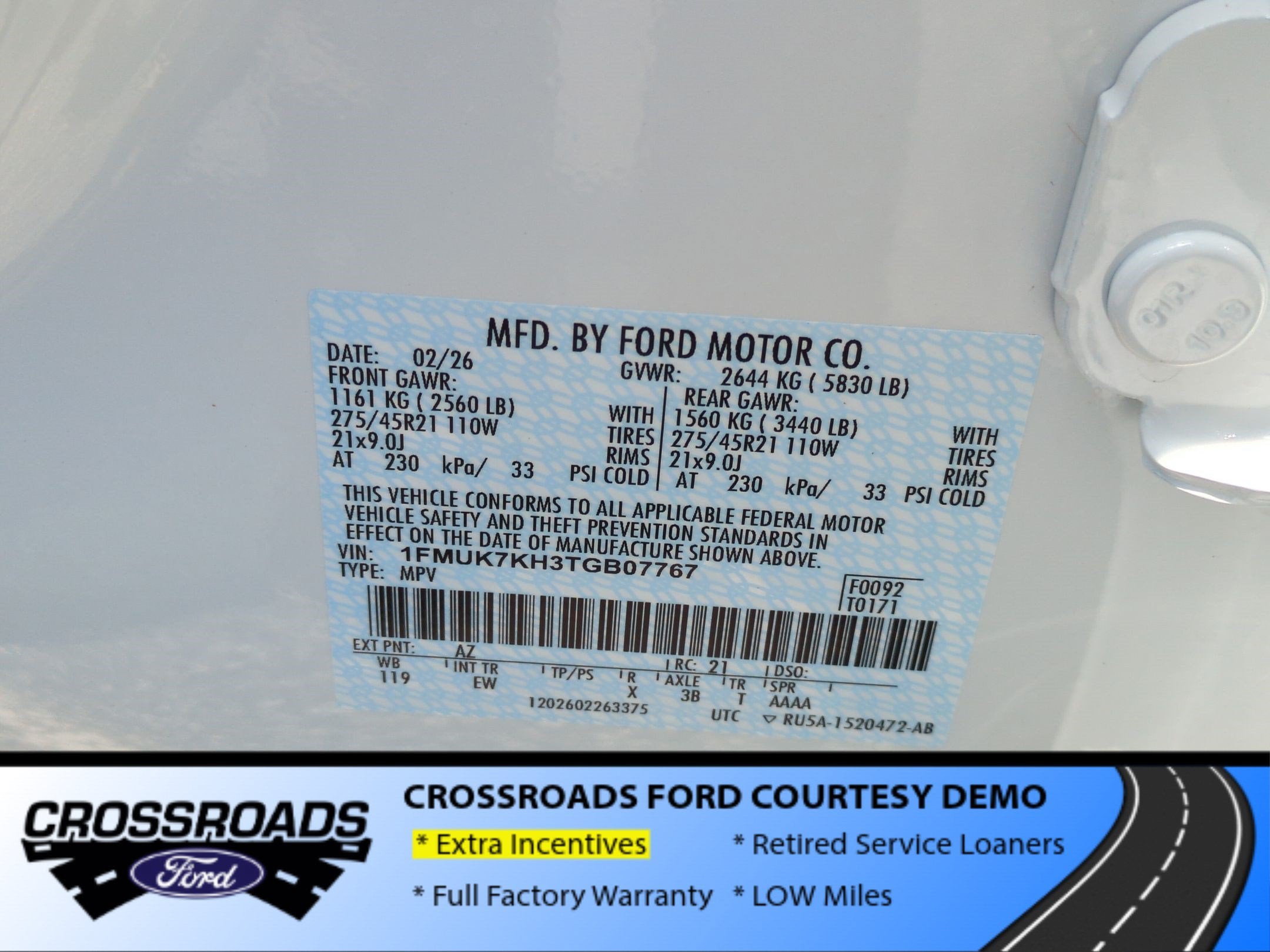 2026 Ford Explorer ST-Line - Crossroads Courtesy Demo