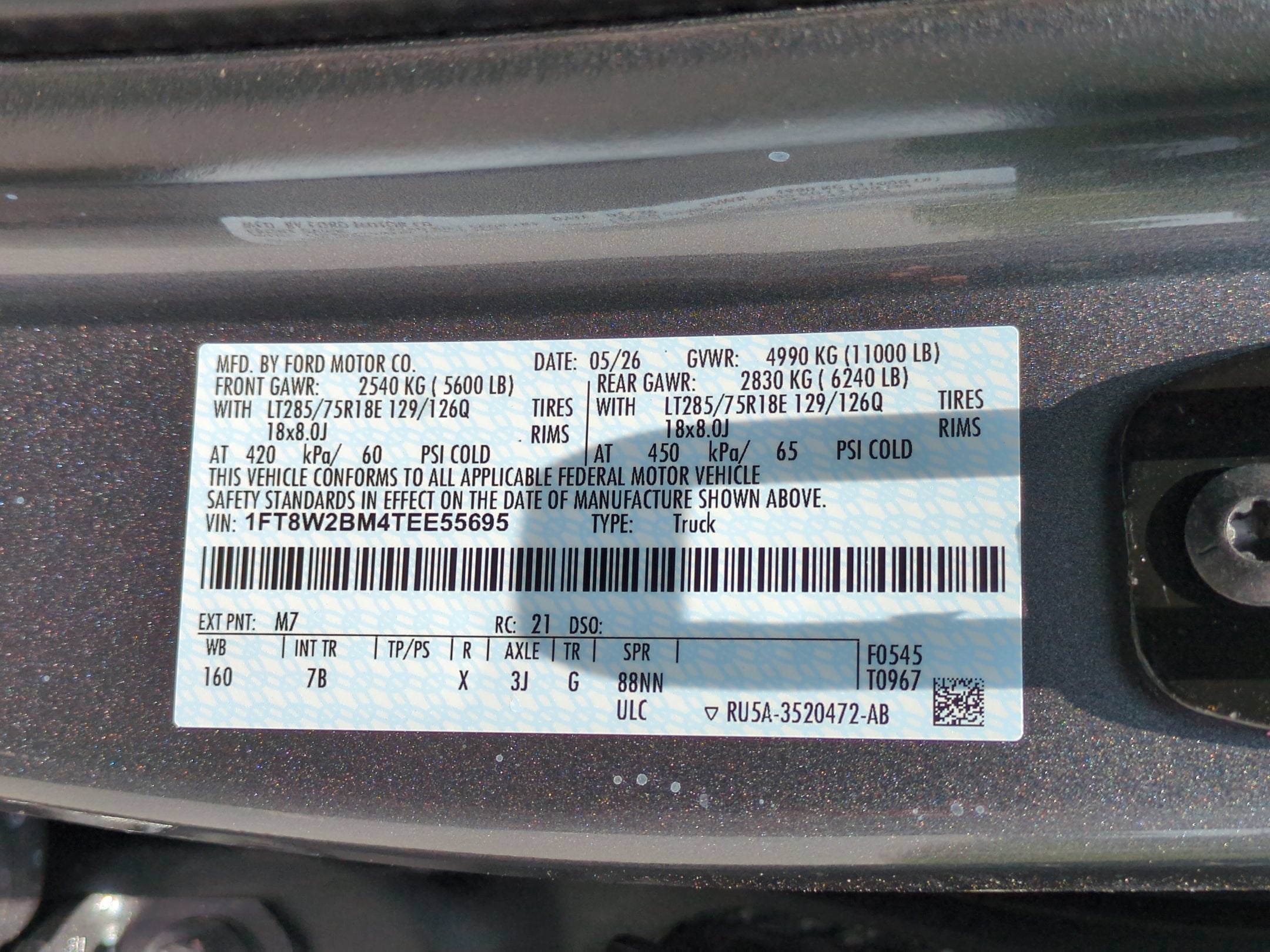 2026 Ford Super Duty F-250 SRW Platinum Tremor
