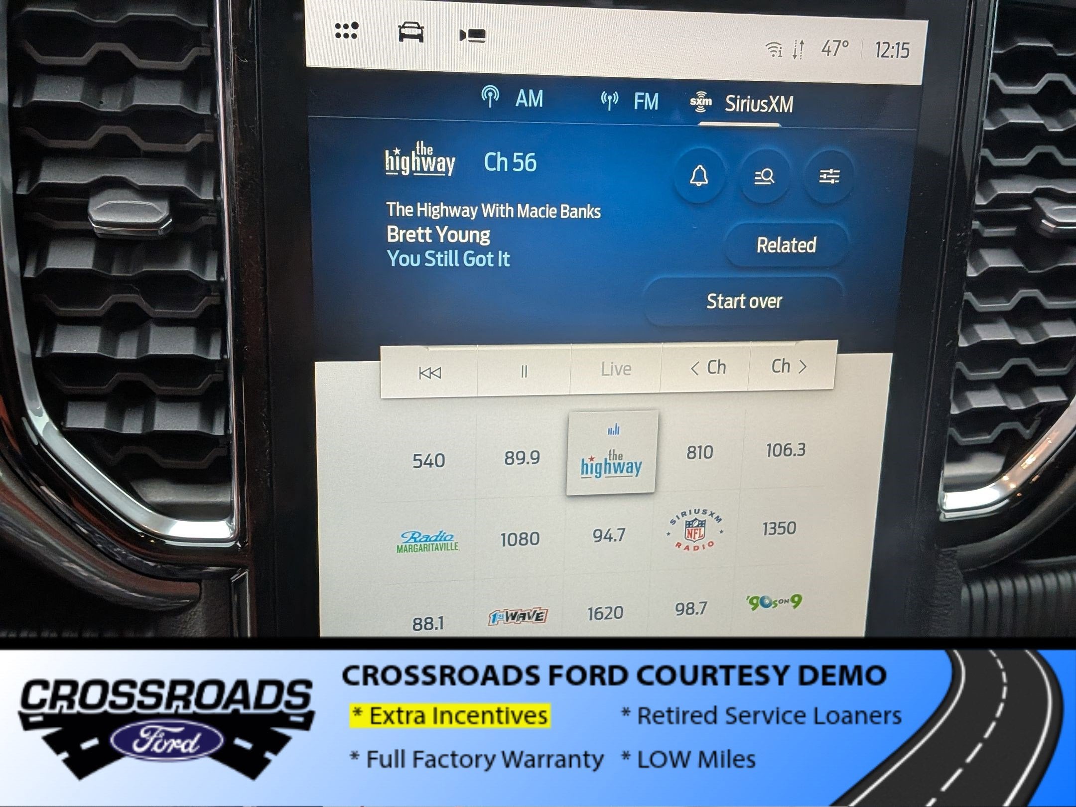 2025 Ford Ranger XLT - Crossroads Courtesy Demo