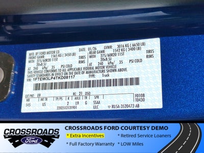 2026 Ford F-150 XLT - Crossroads Courtesy Demo