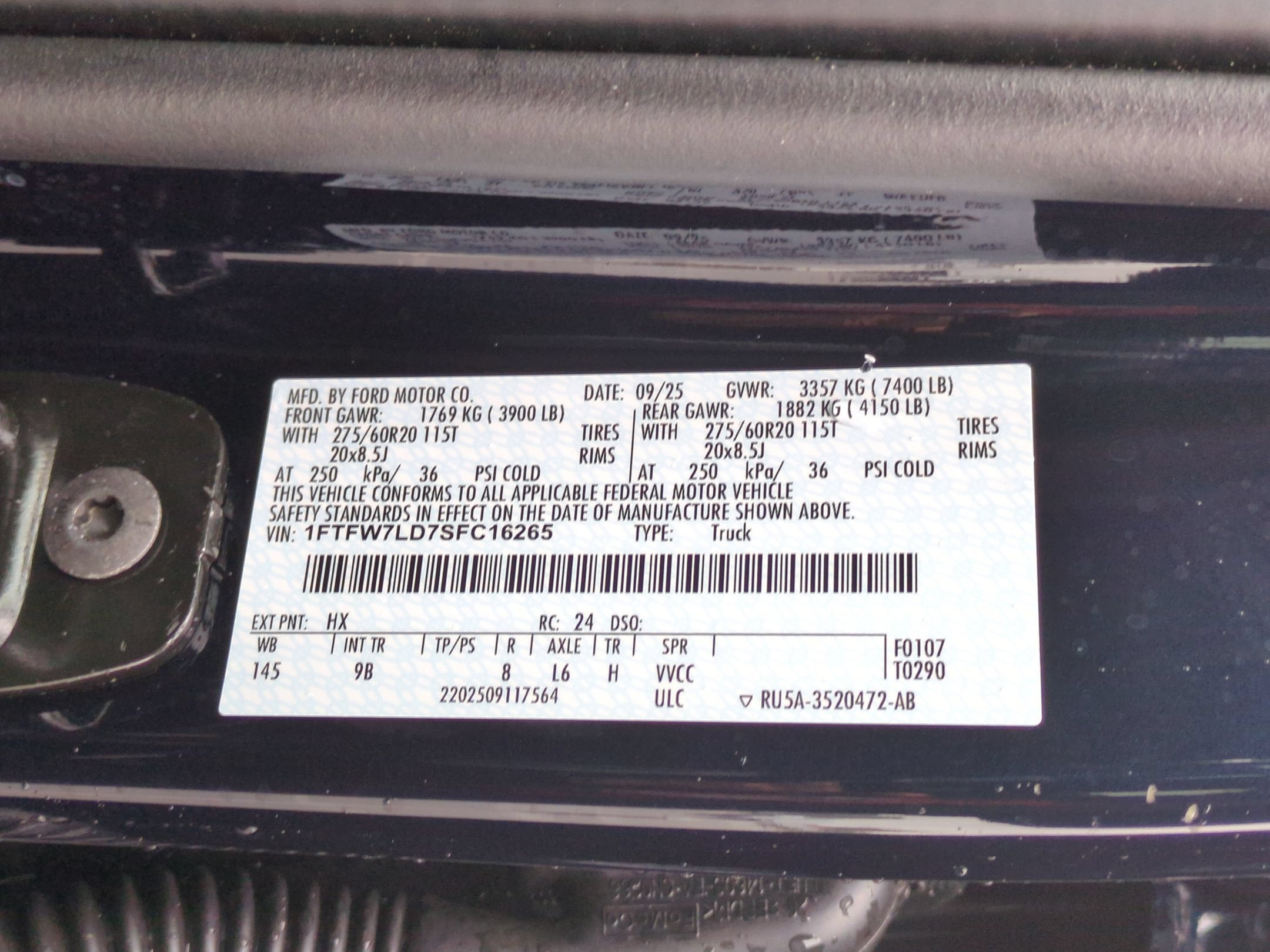 2025 Ford F-150 Platinum