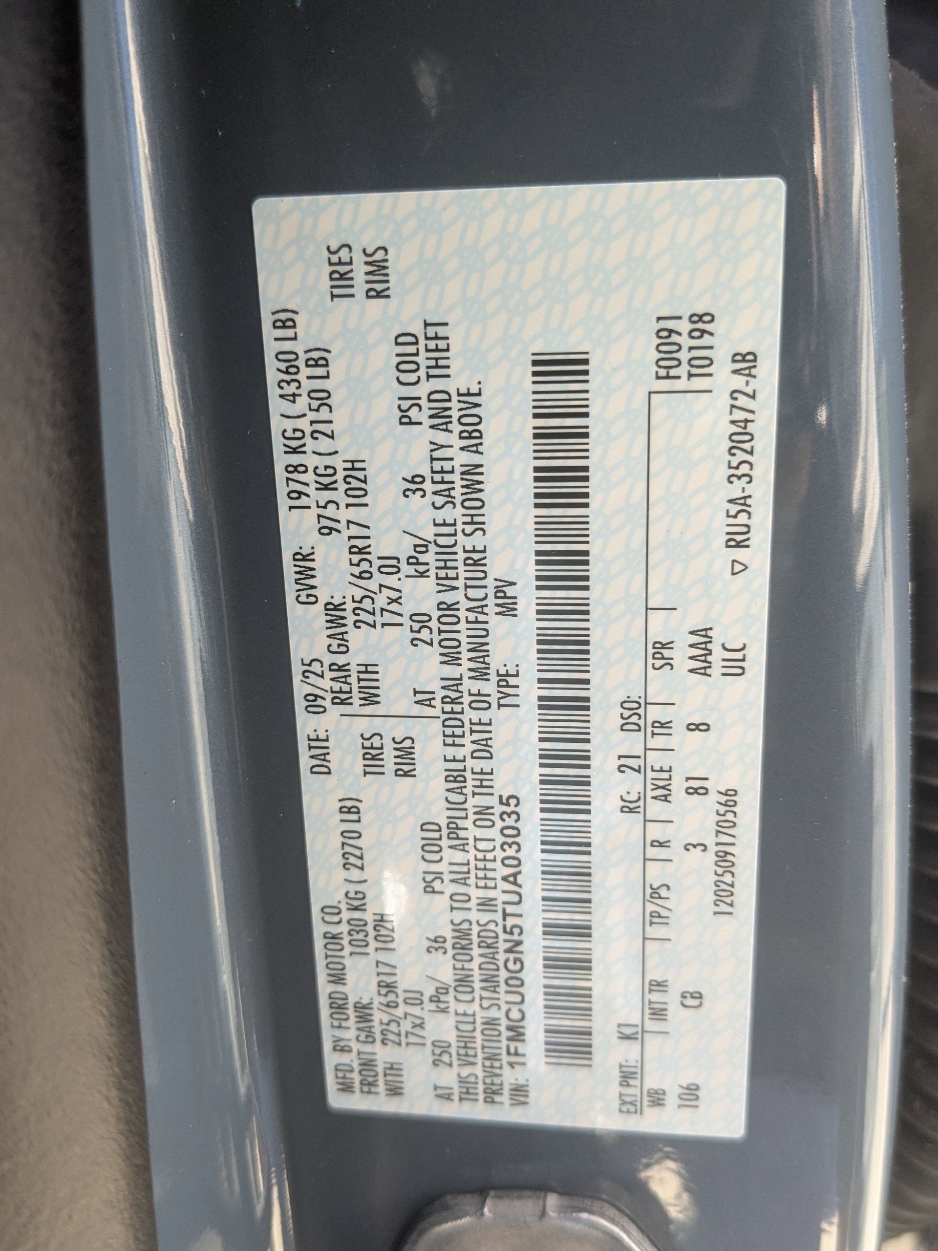 2026 Ford Escape Active