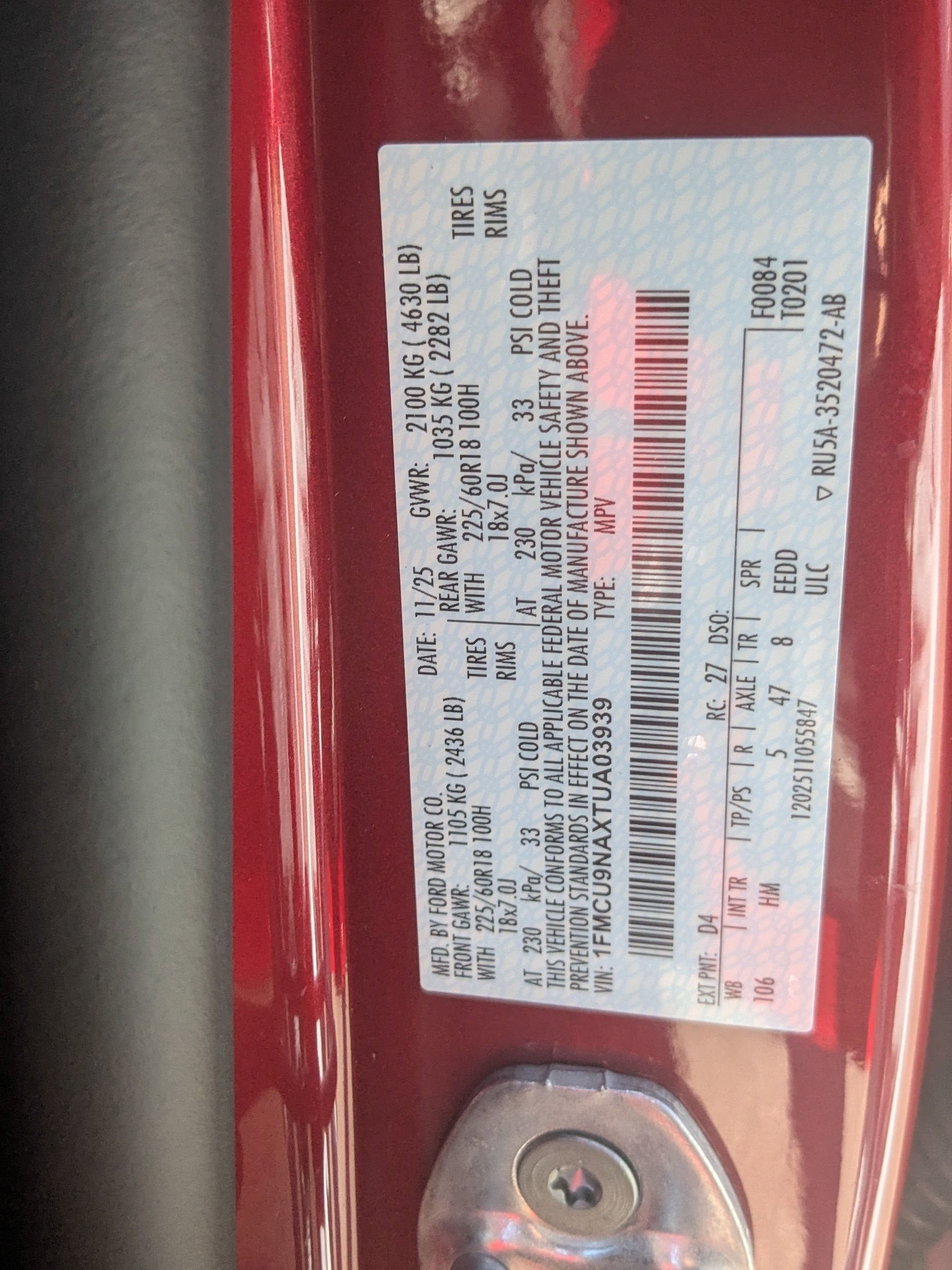 2026 Ford Escape ST-Line Select