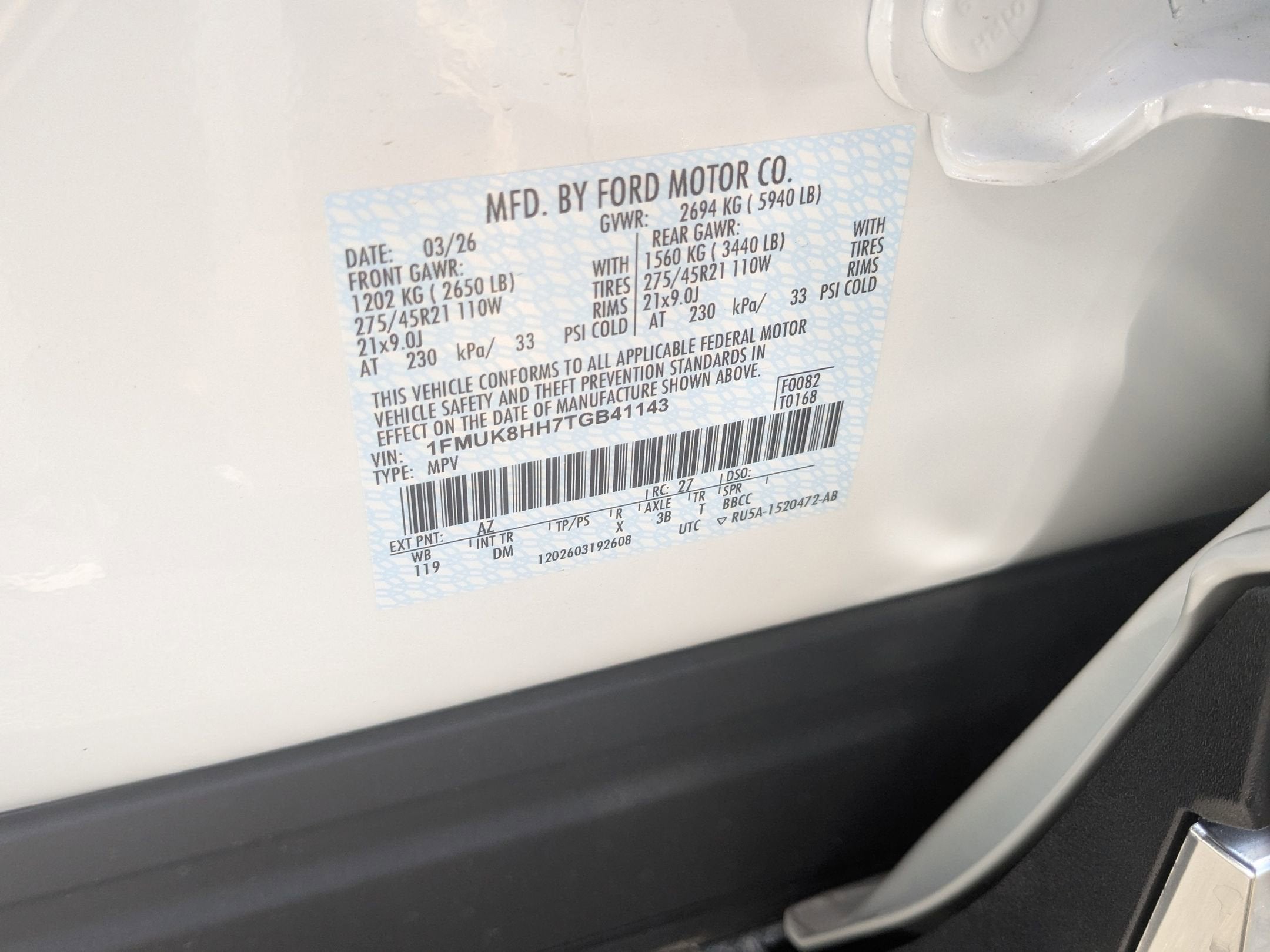 2026 Ford Explorer Platinum