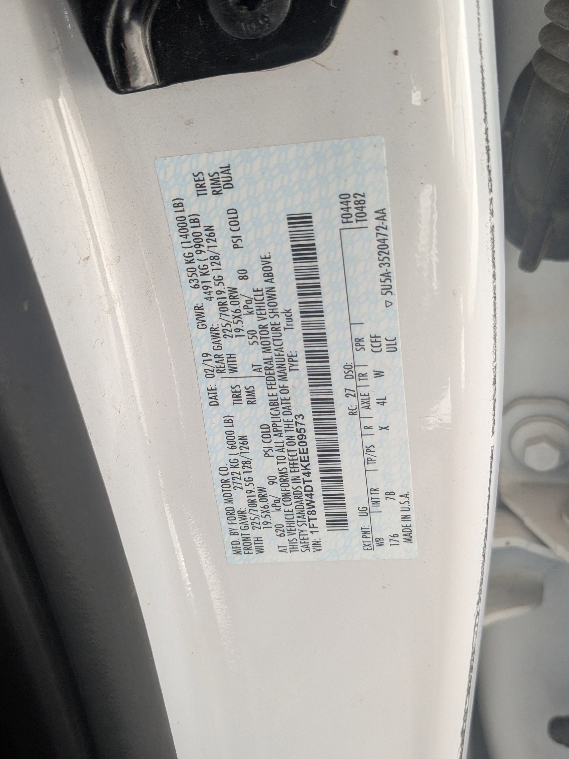 2019 Ford Super Duty F-450 DRW Platinum