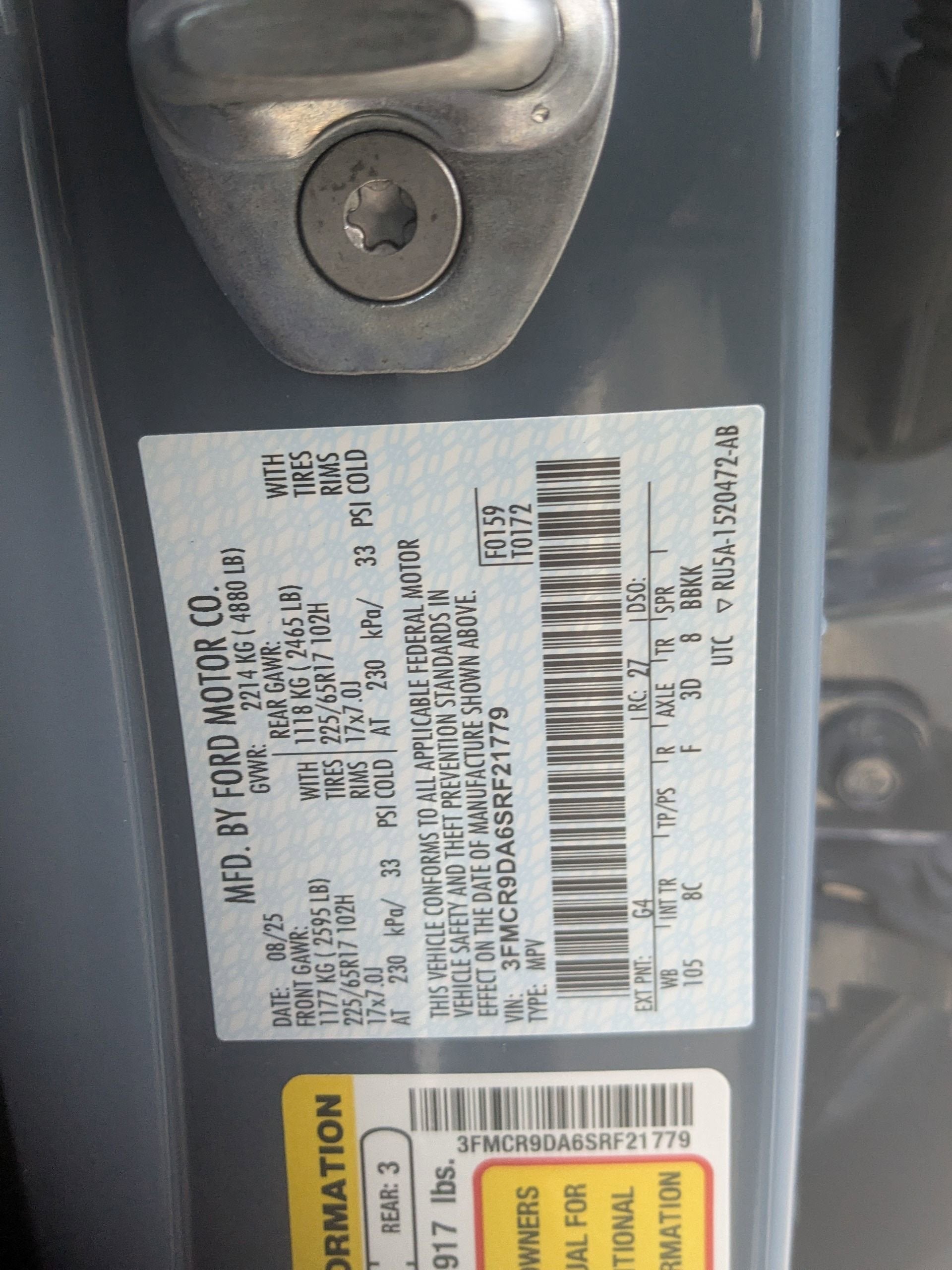 2025 Ford Bronco Sport Badlands