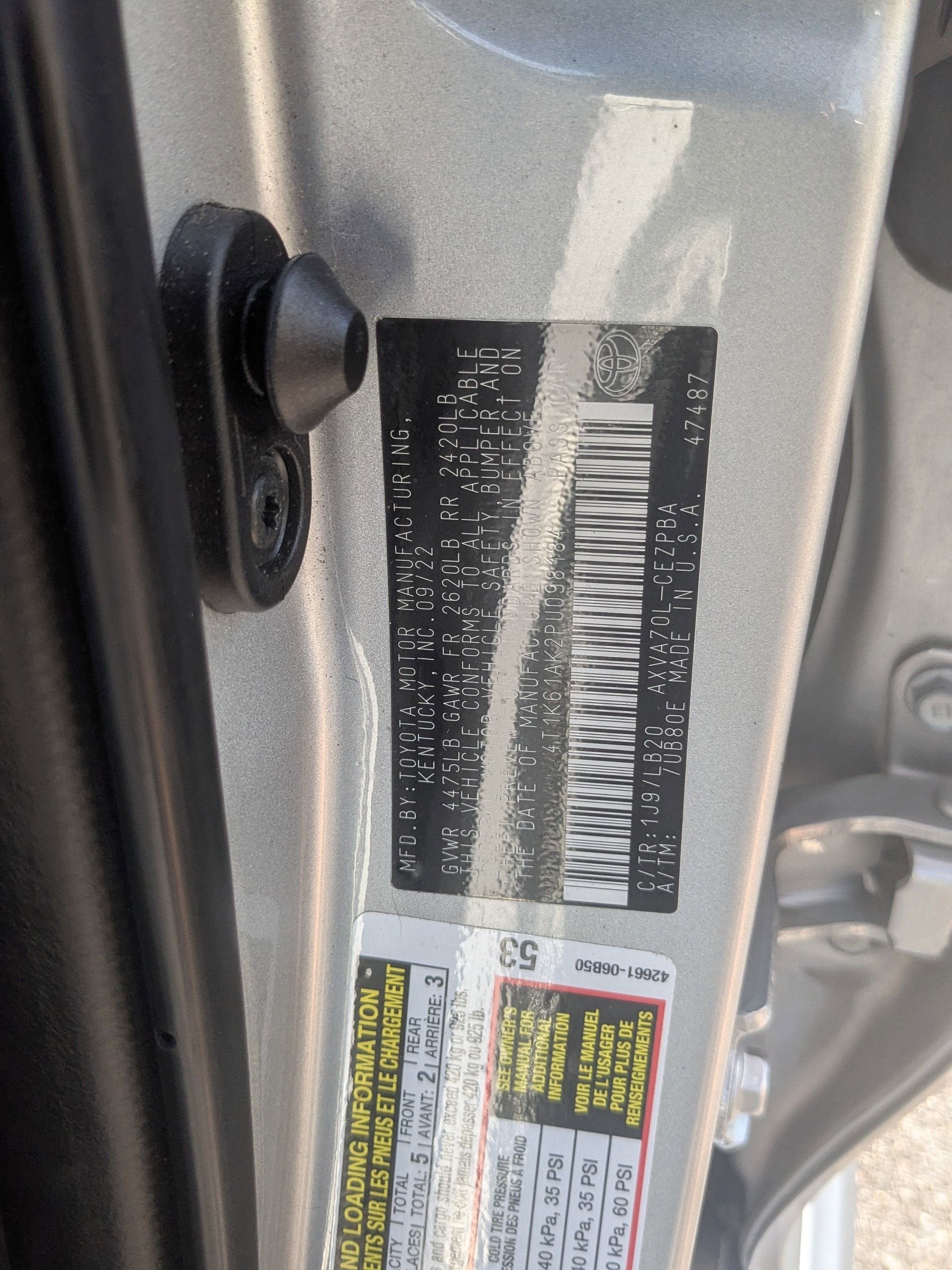 2023 Toyota Camry XSE