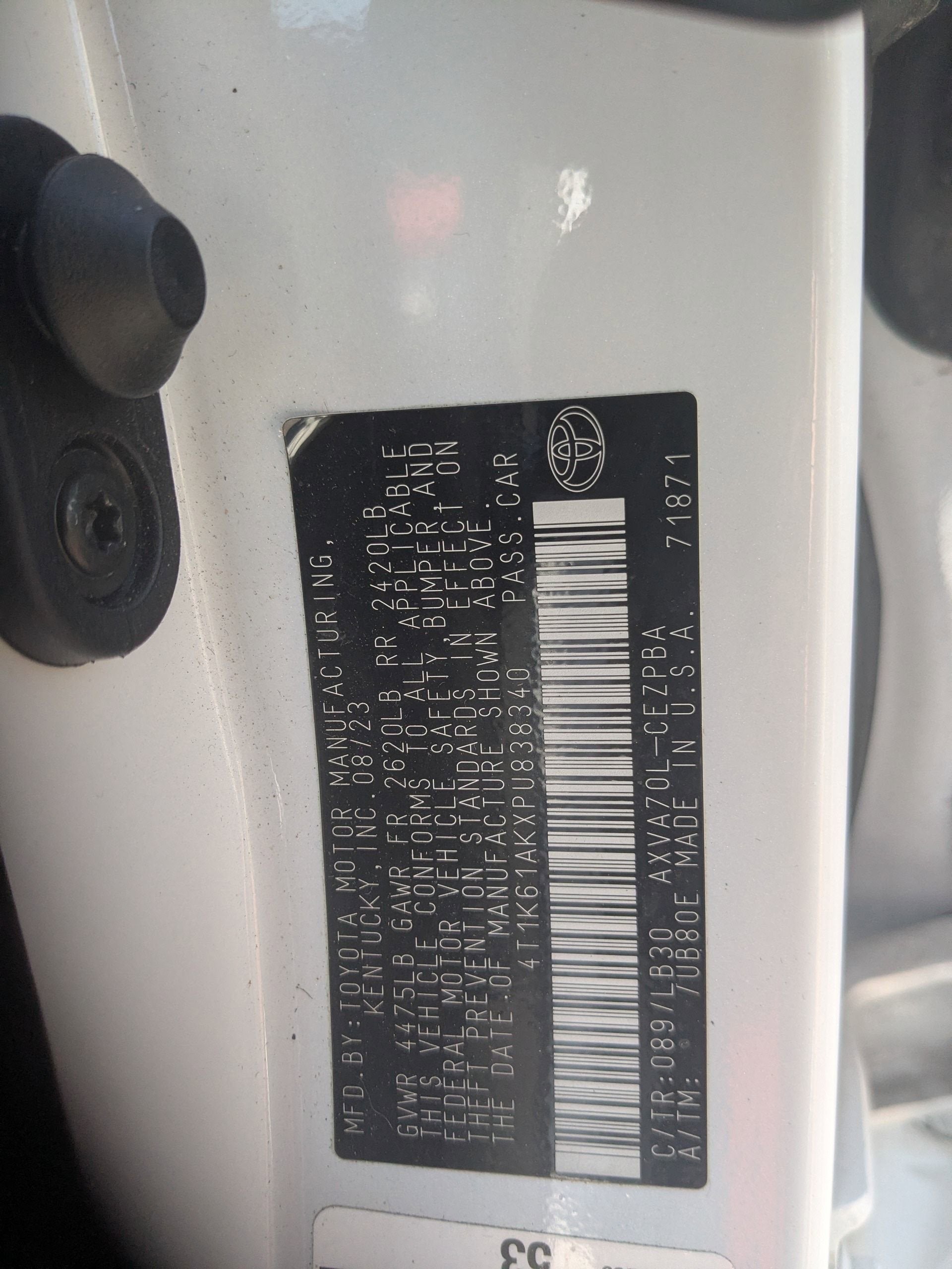 2023 Toyota Camry XSE