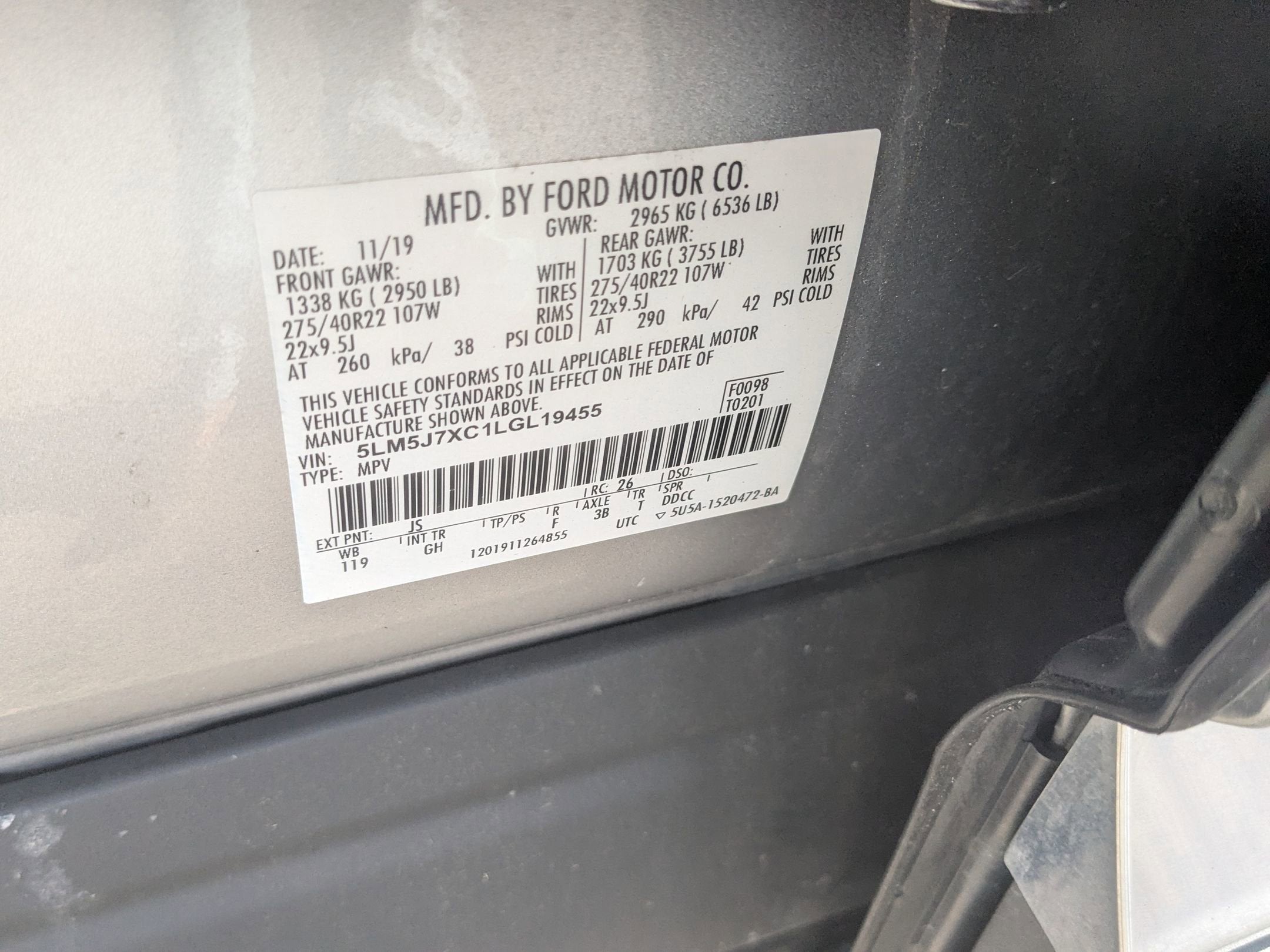 2020 Lincoln Aviator Reserve