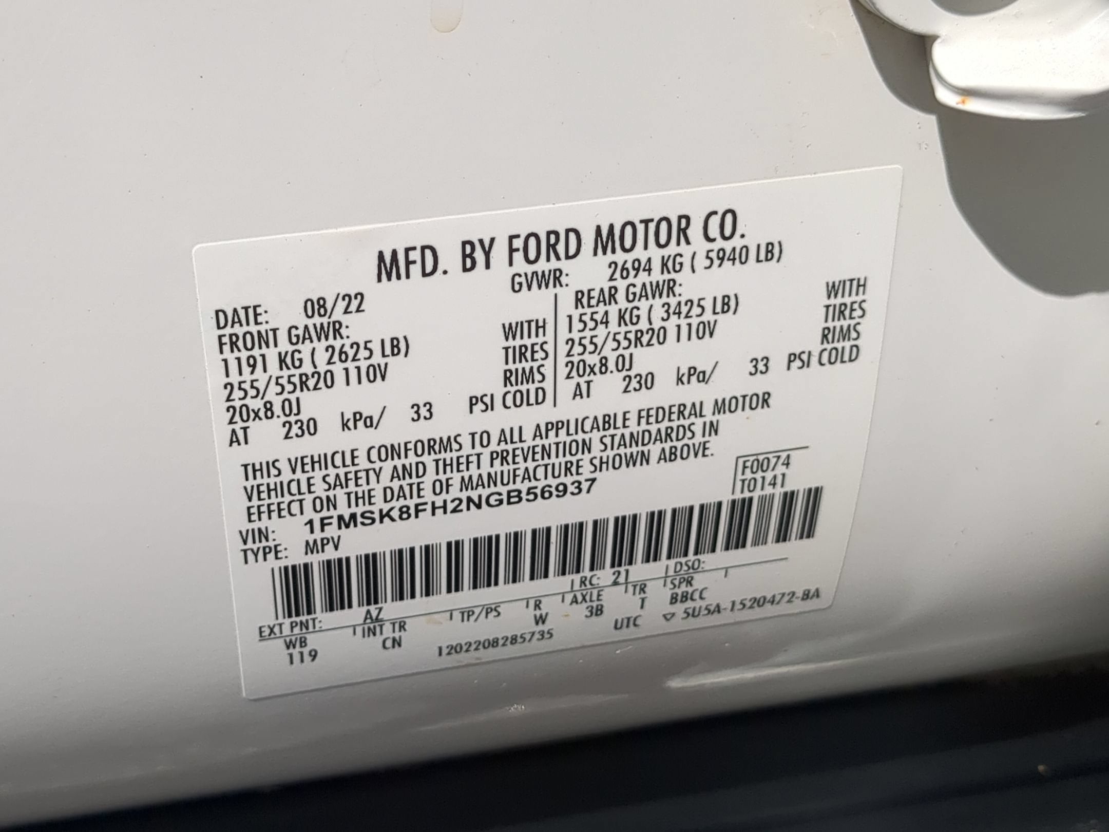 2022 Ford Explorer Limited
