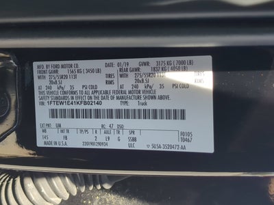2019 Ford F-150 XLT