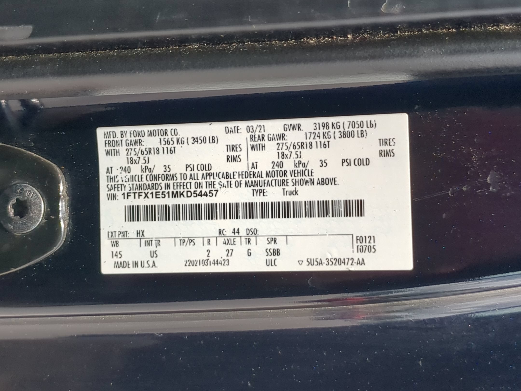 2021 Ford F-150 XLT