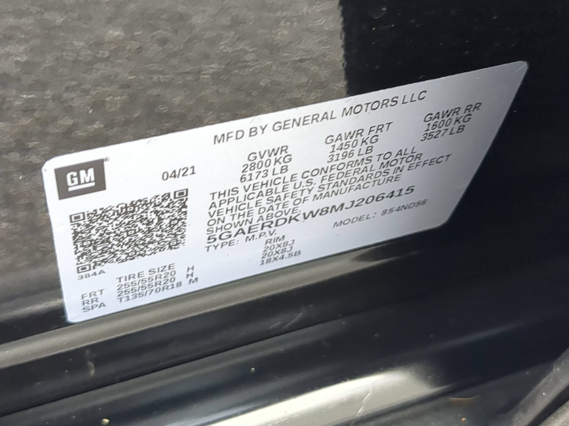 2021 Buick Enclave Avenir