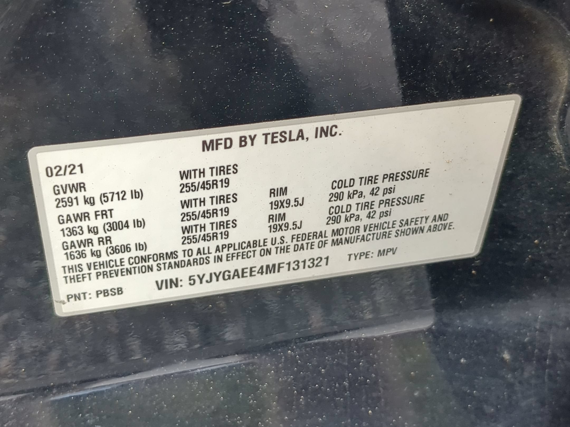 2021 Tesla Model Y Long Range